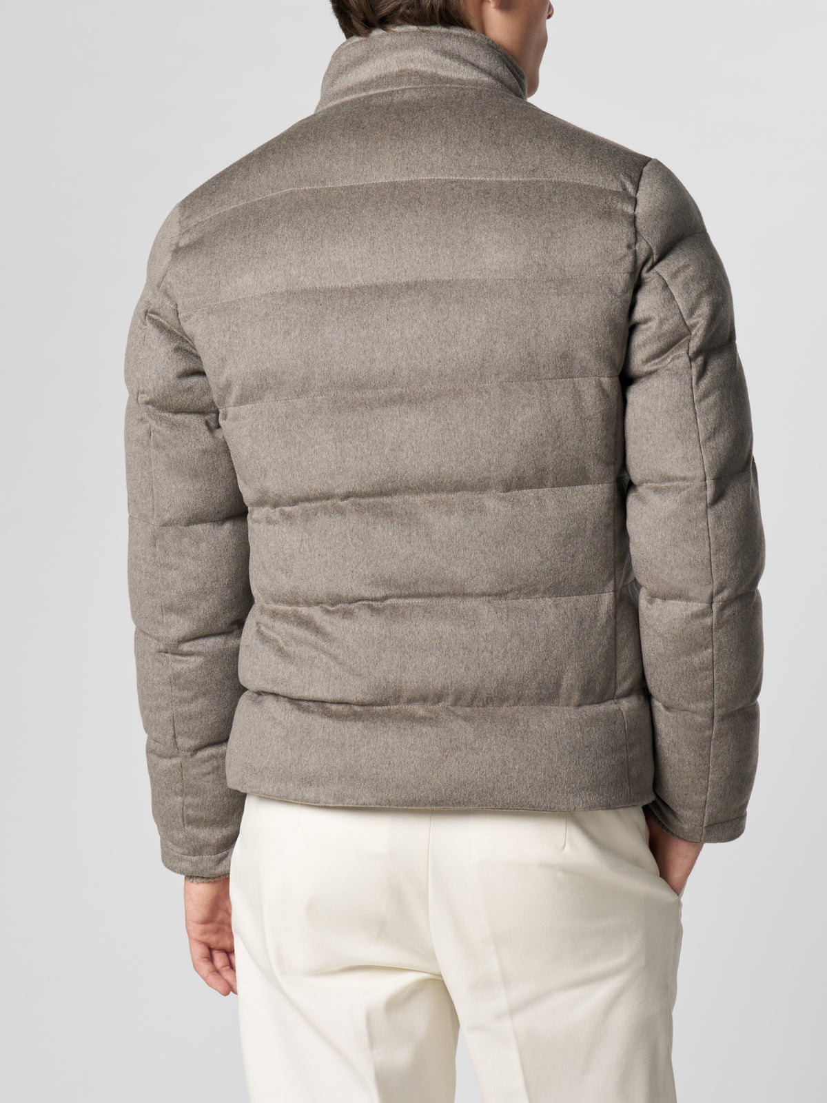 Sepia Taupe AUR1 Puffer Jacket