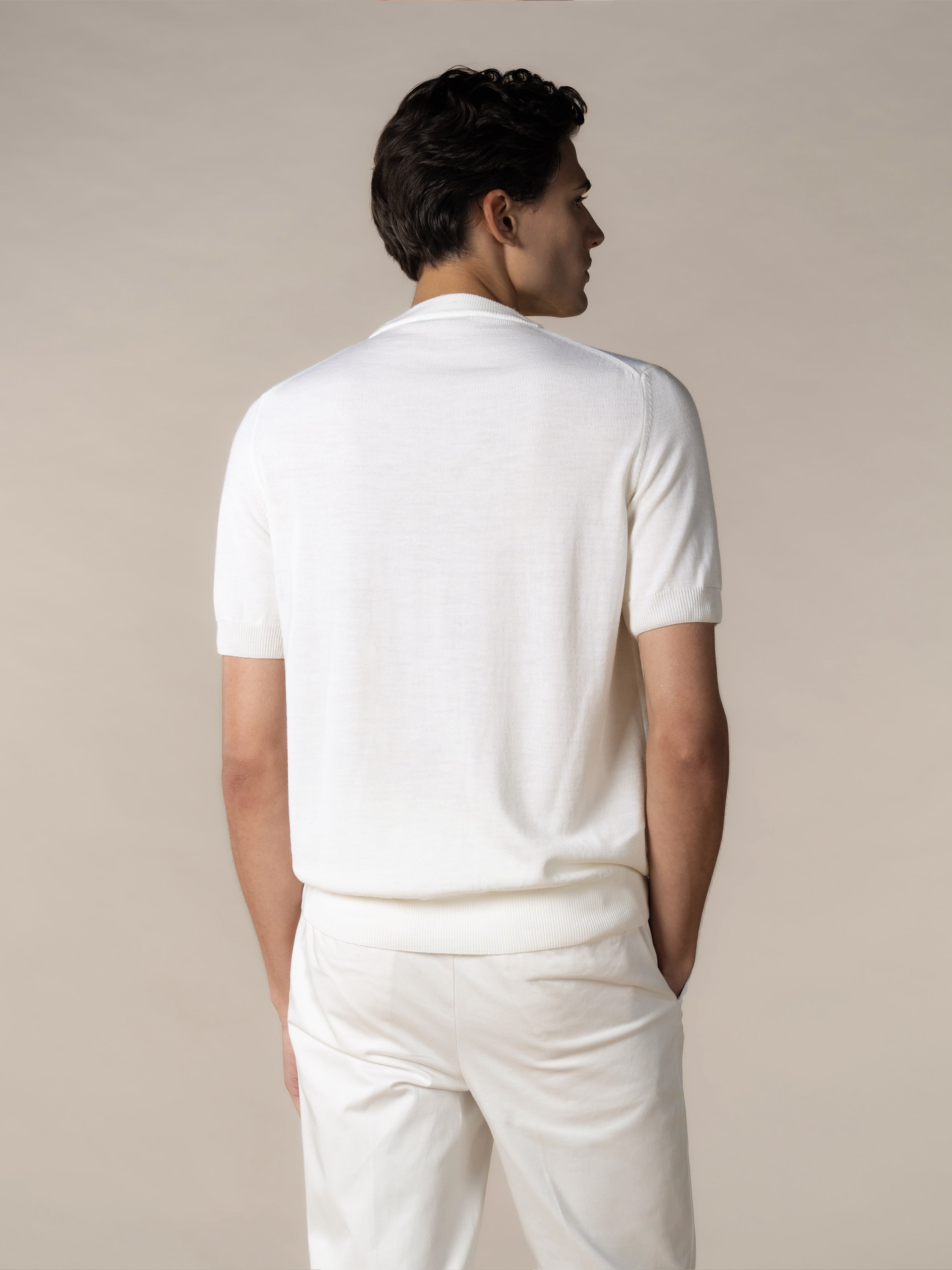 Aurélien | Cashwool T-Shirt Ivory