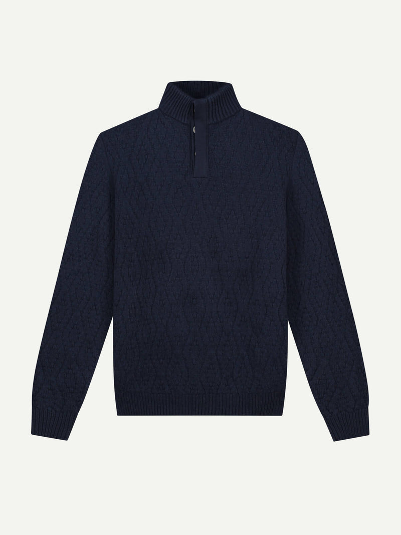 Navy Frost Sweater