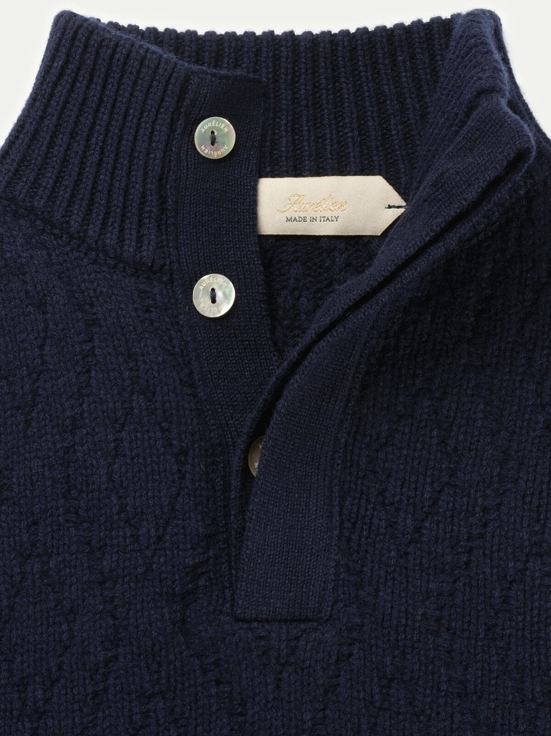 Navy Frost Sweater