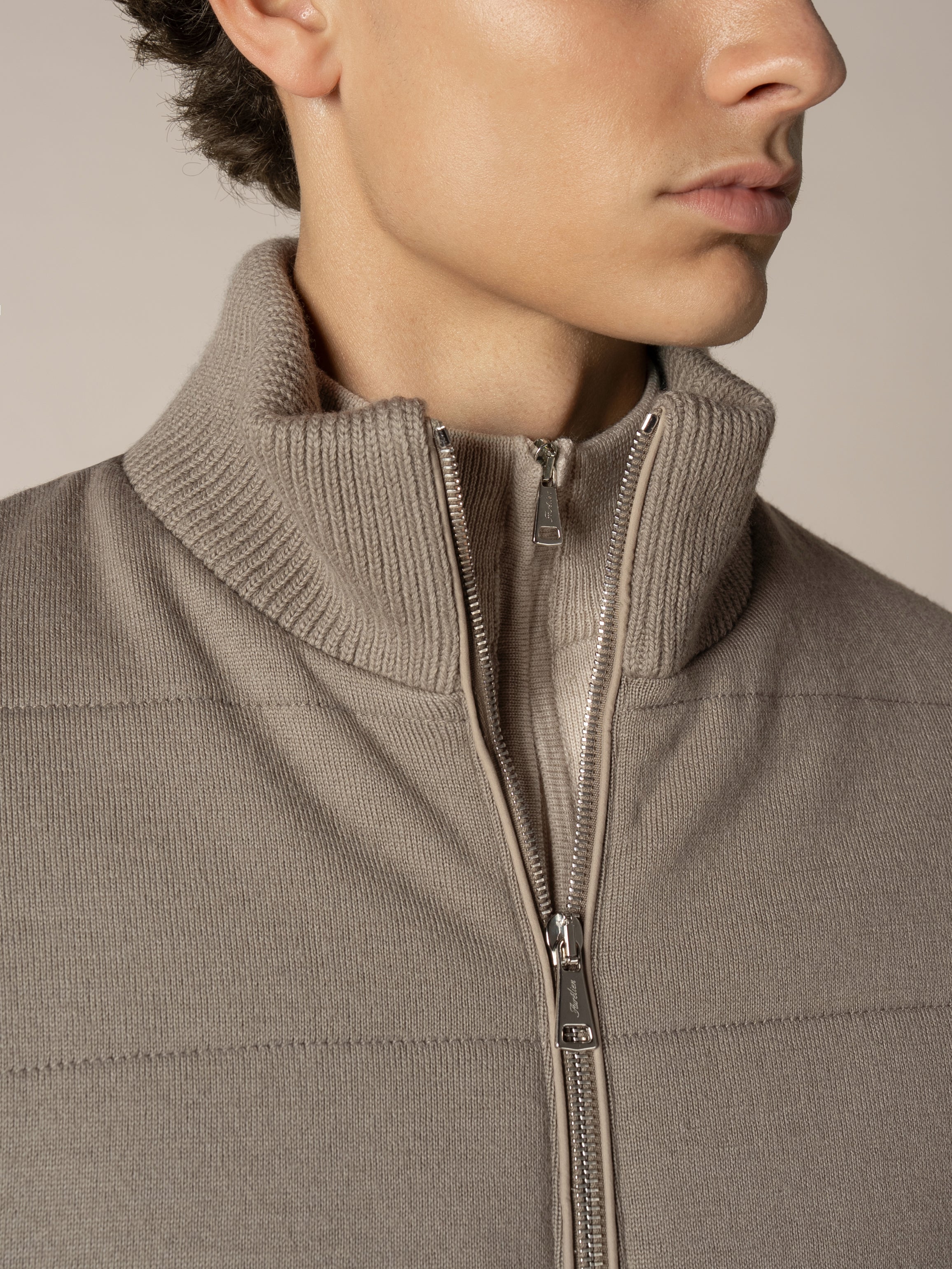 Aurélien | Taupe Urban Knit Jacket