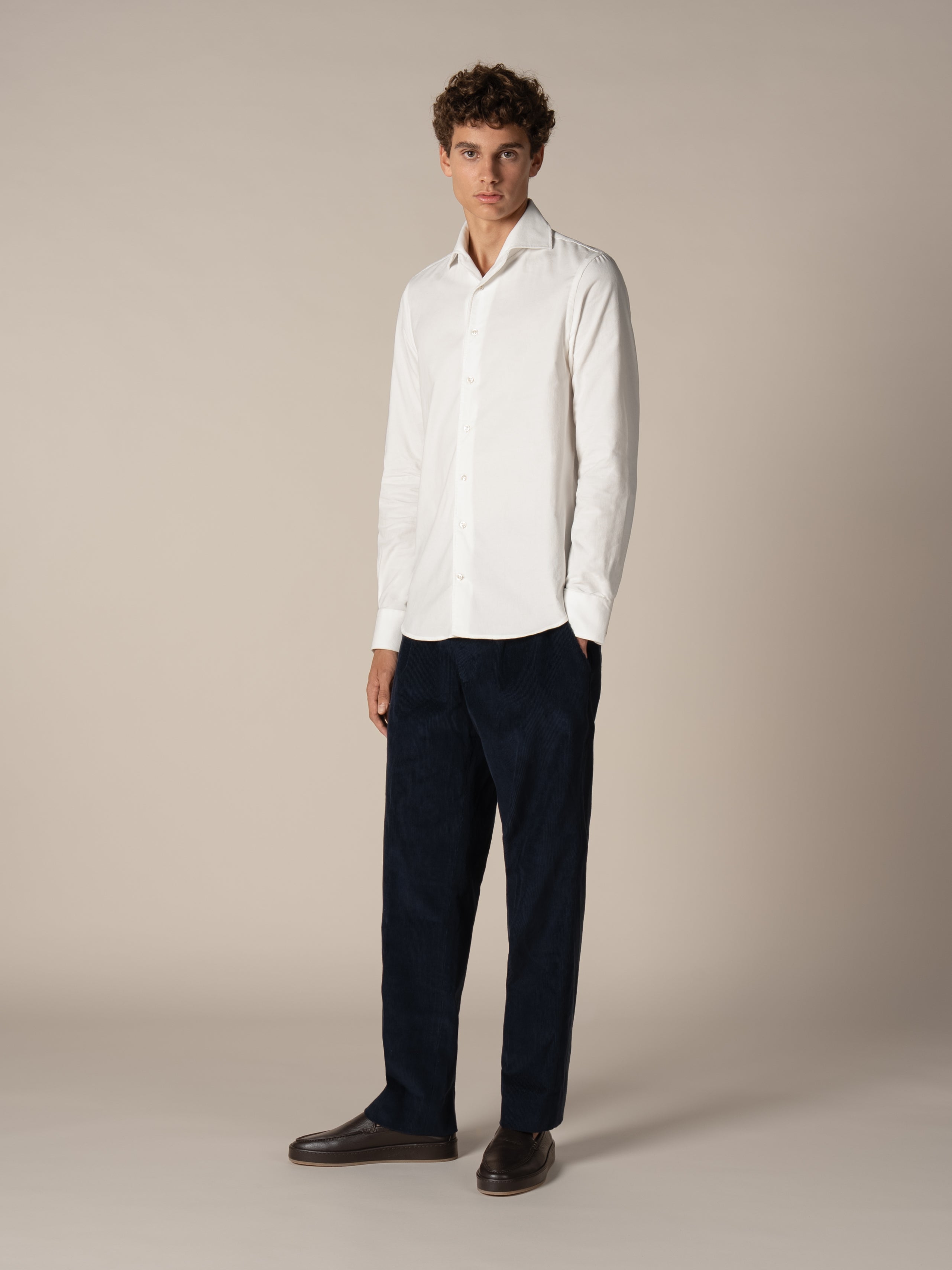 Ivory Corduroy Shirt