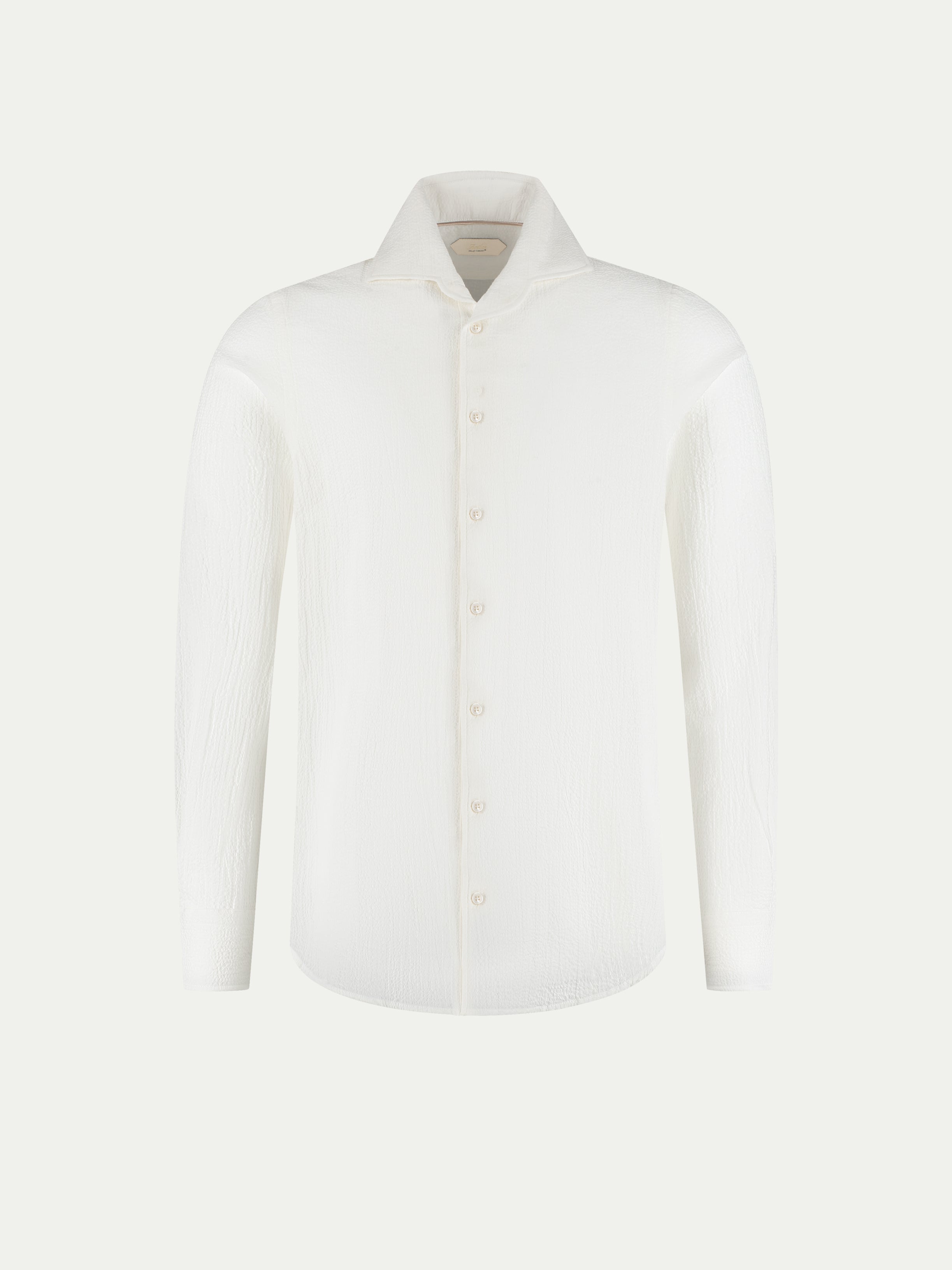 White Seersucker Shirt