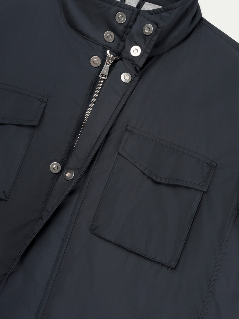 Navy Magnetic Field Jacket