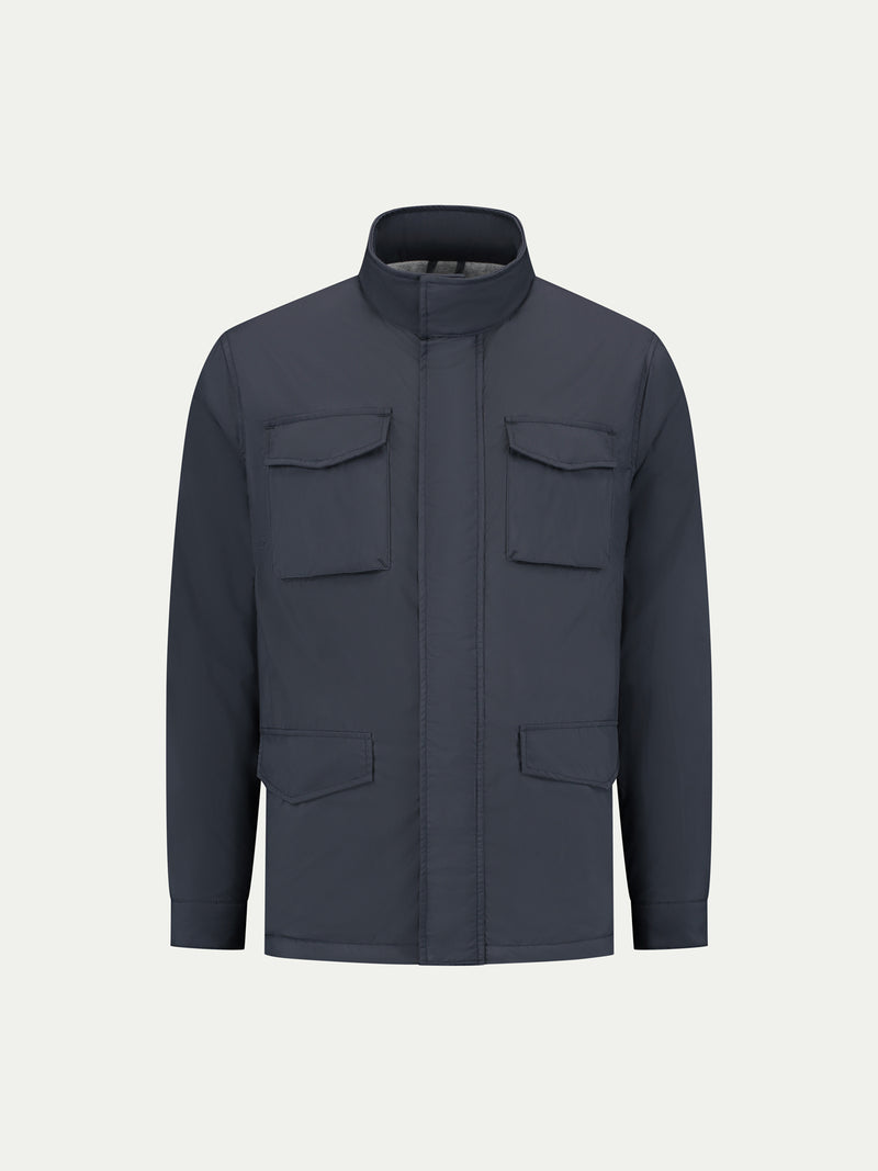 Navy Magnetic Field Jacket