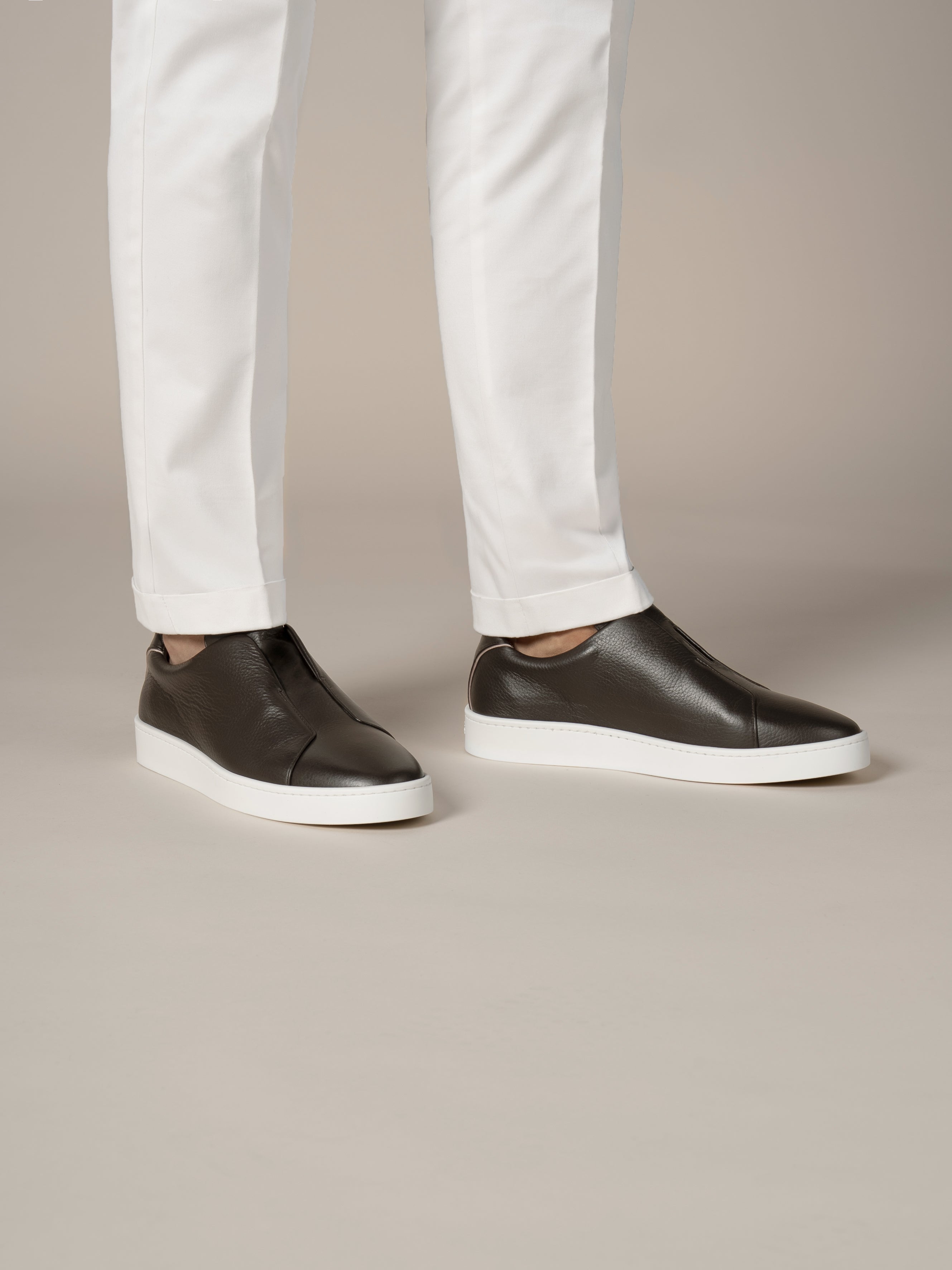 Brown Grain AUR3 Sneaker