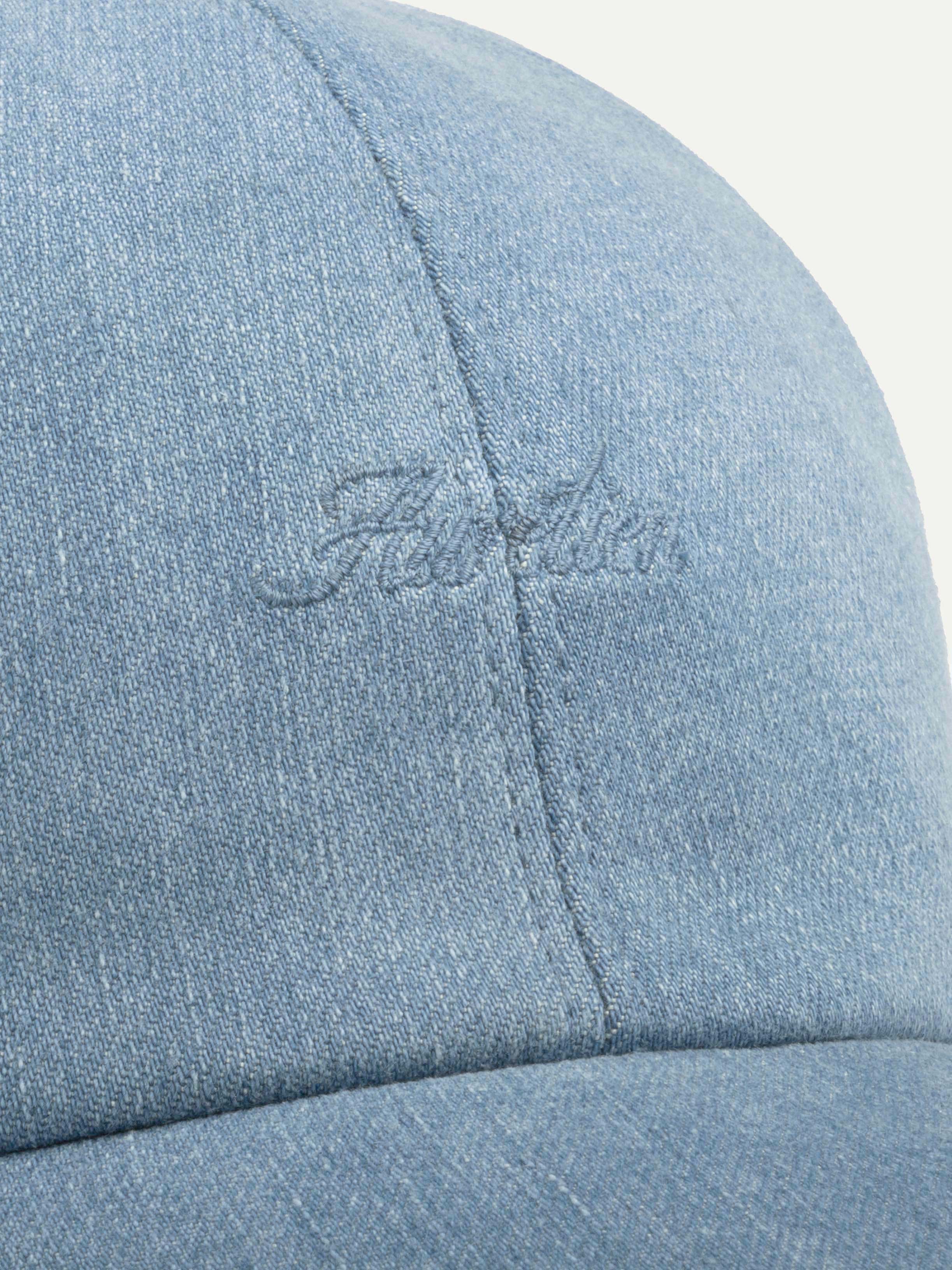 Light Blue Denim Baseball Cap