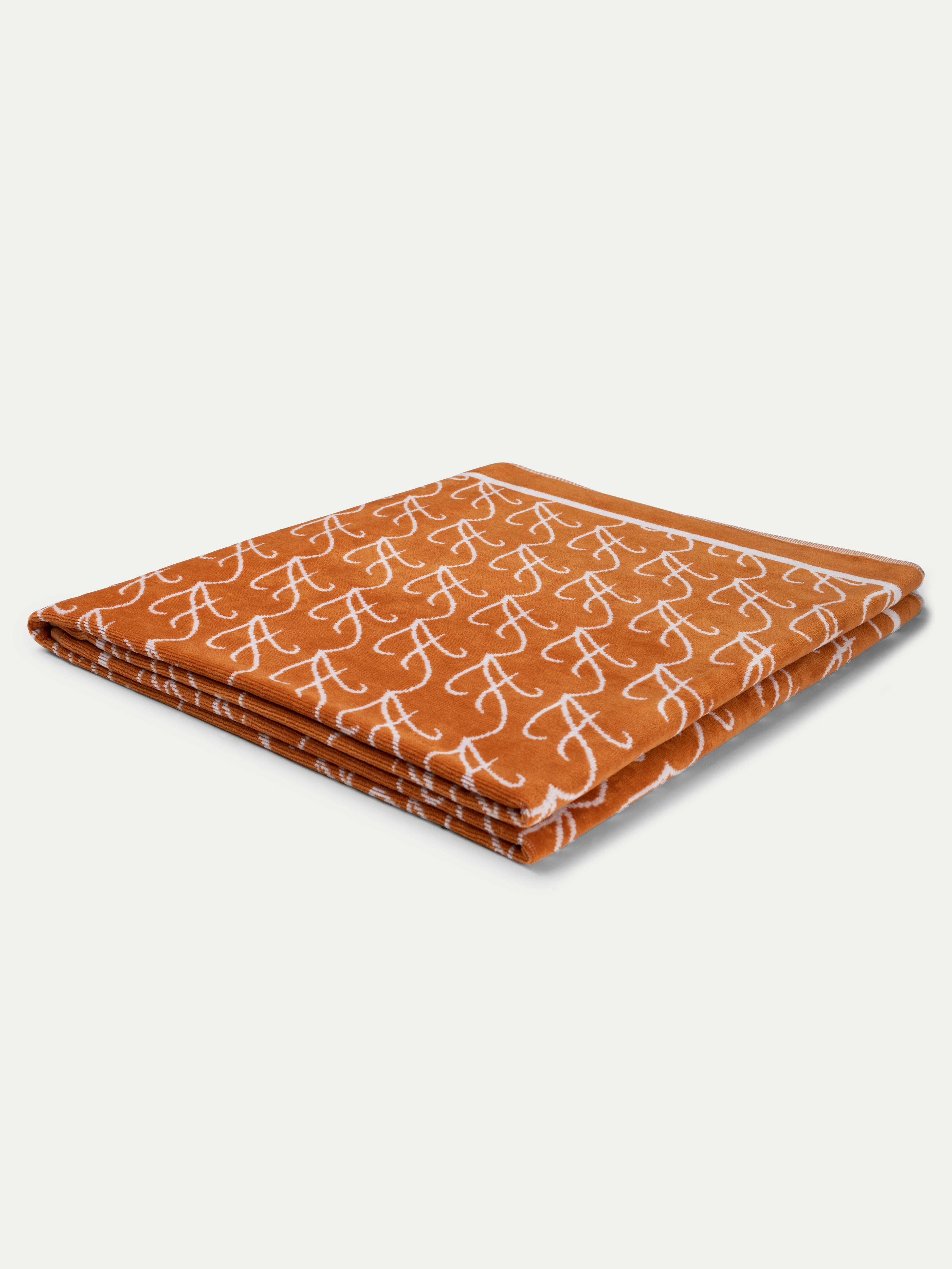 Orange Beachside Towel