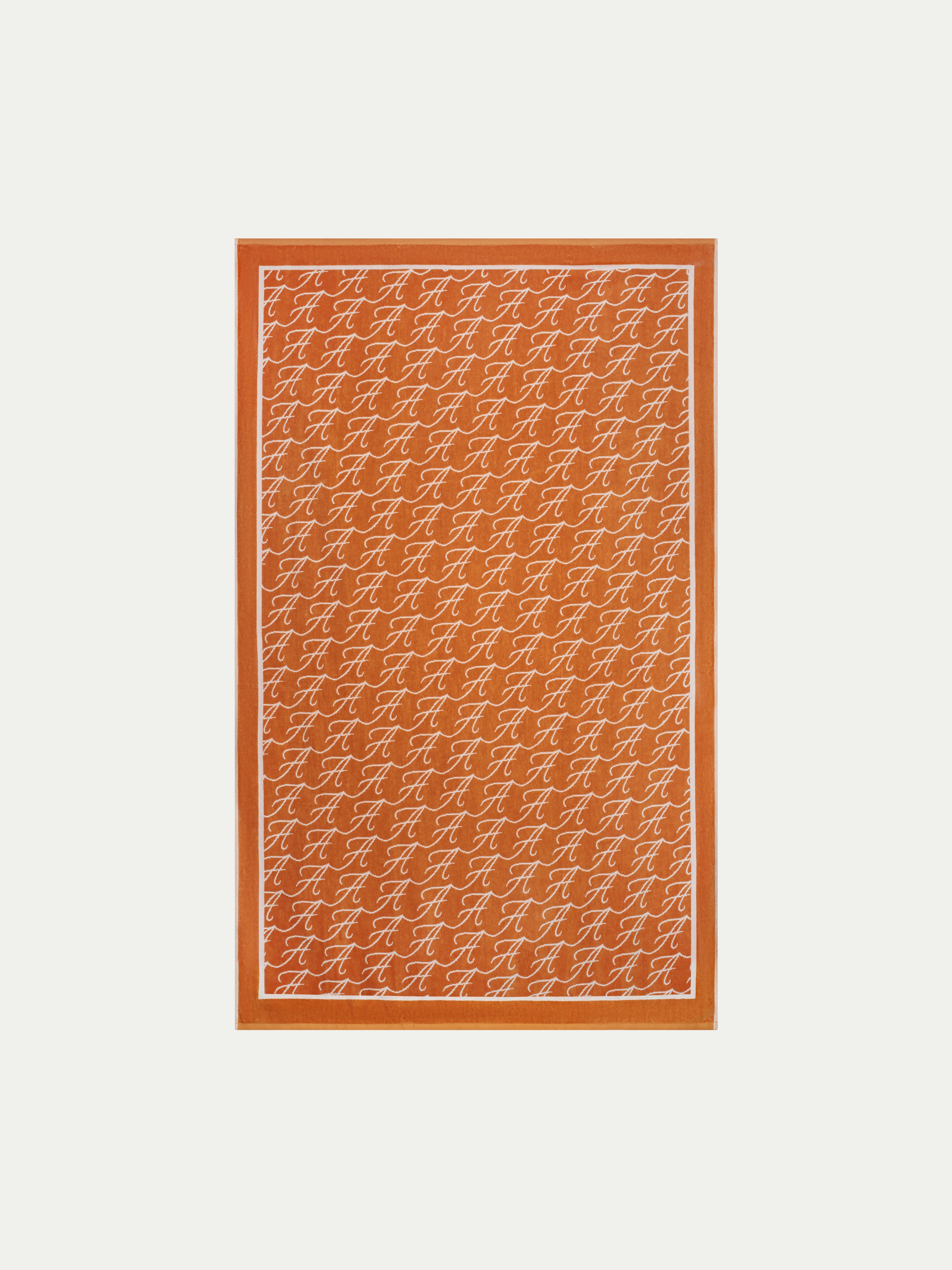 Orange Beachside Towel