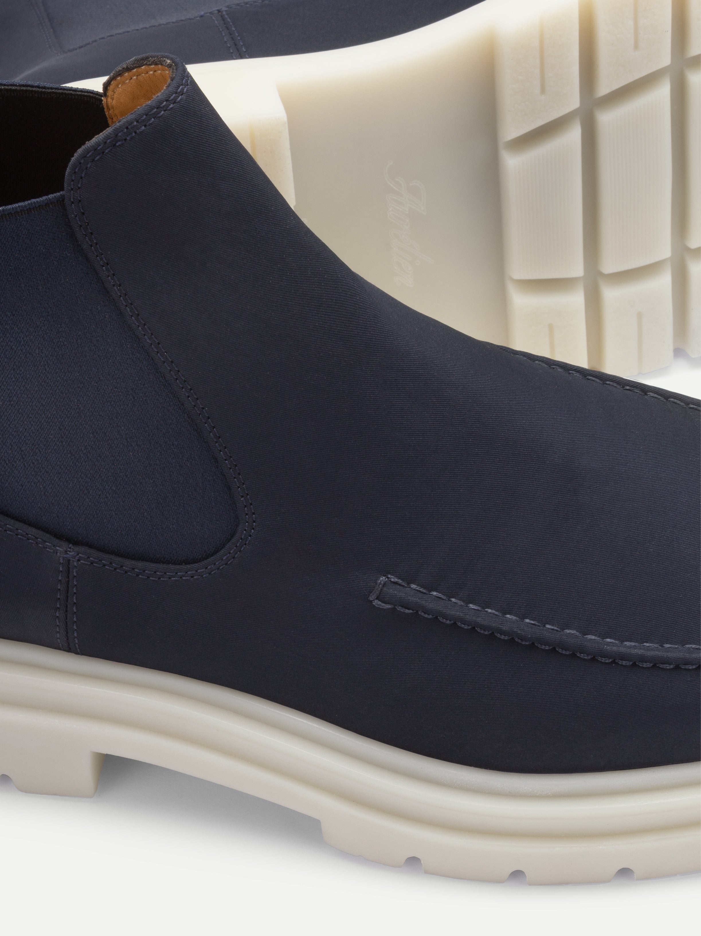 オーレリアン Aurélien ブーツ スウェード ネイビー 39 【美品】 Navy Snow Chelsea | Aurélien