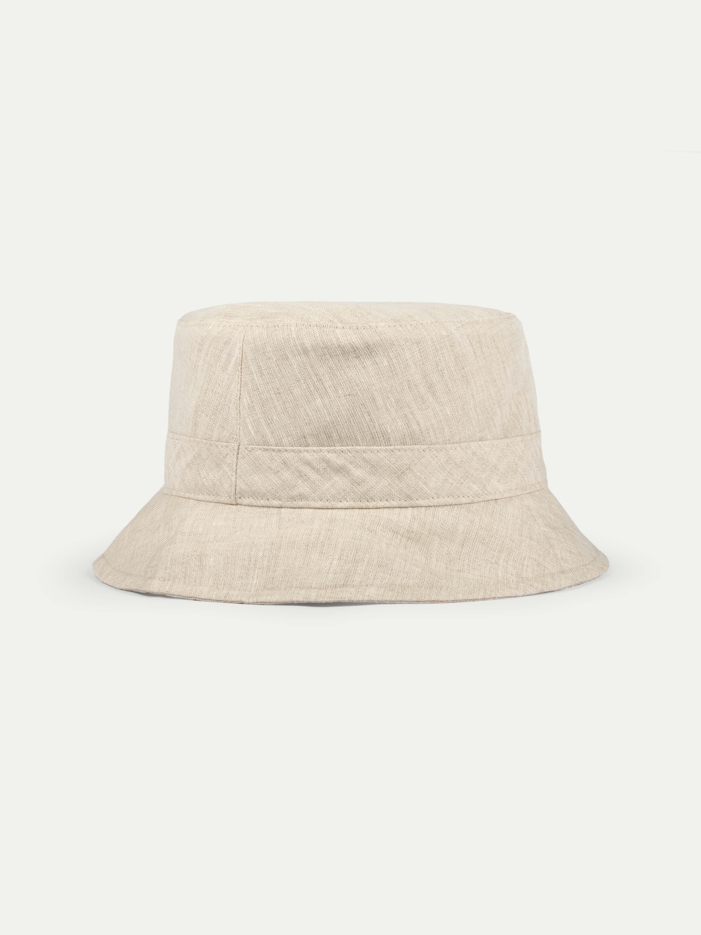 Sand Linen Bucket Hat