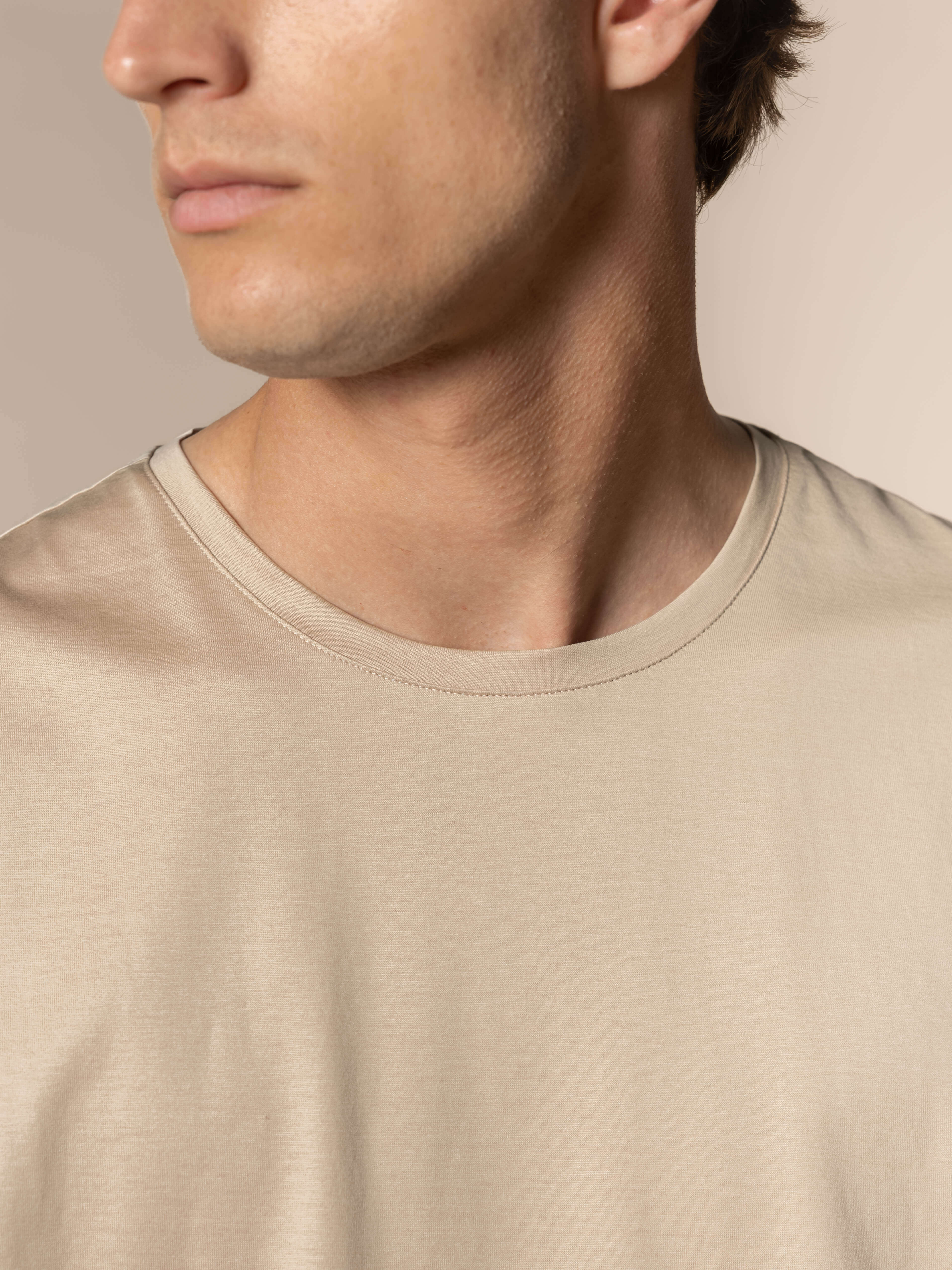 Light Beige Classic T-Shirt