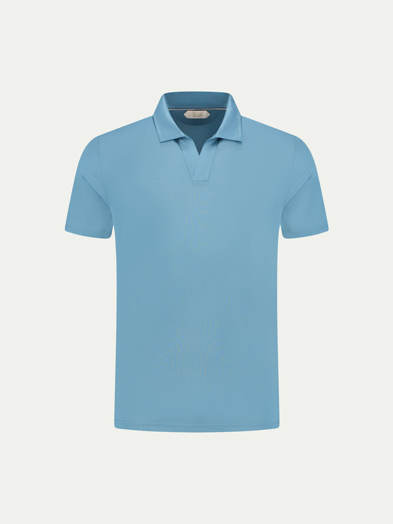 Sapphire Buttonless Polo Shirt