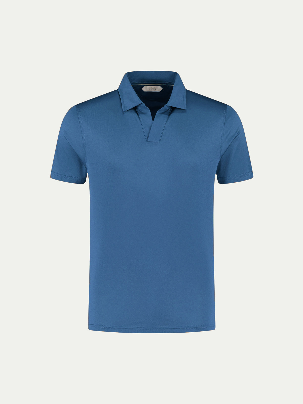 Ultramarine Buttonless Polo Shirt