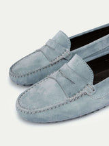 Jeans Suede Driving Shoes