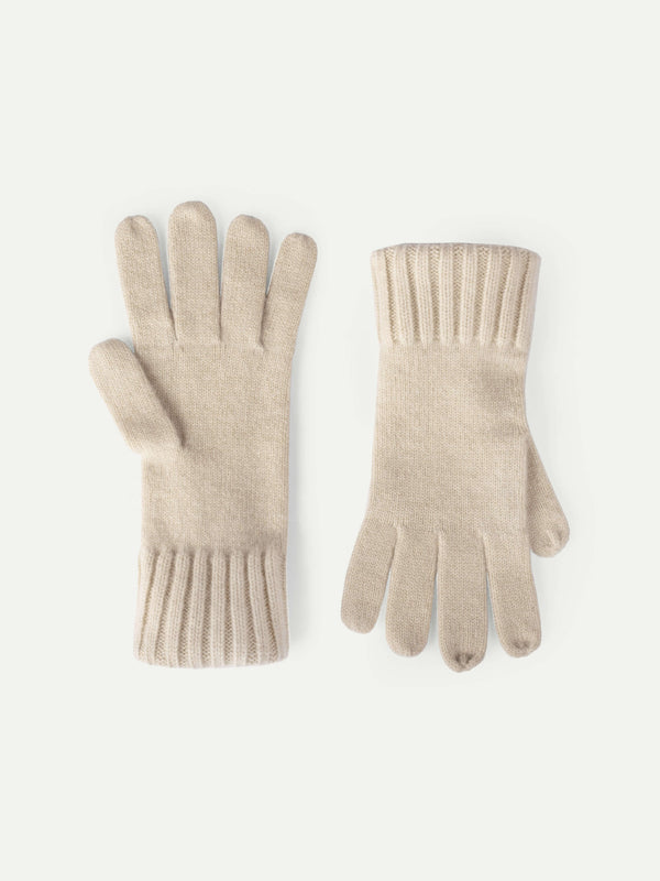 Beige Wintertime Gloves