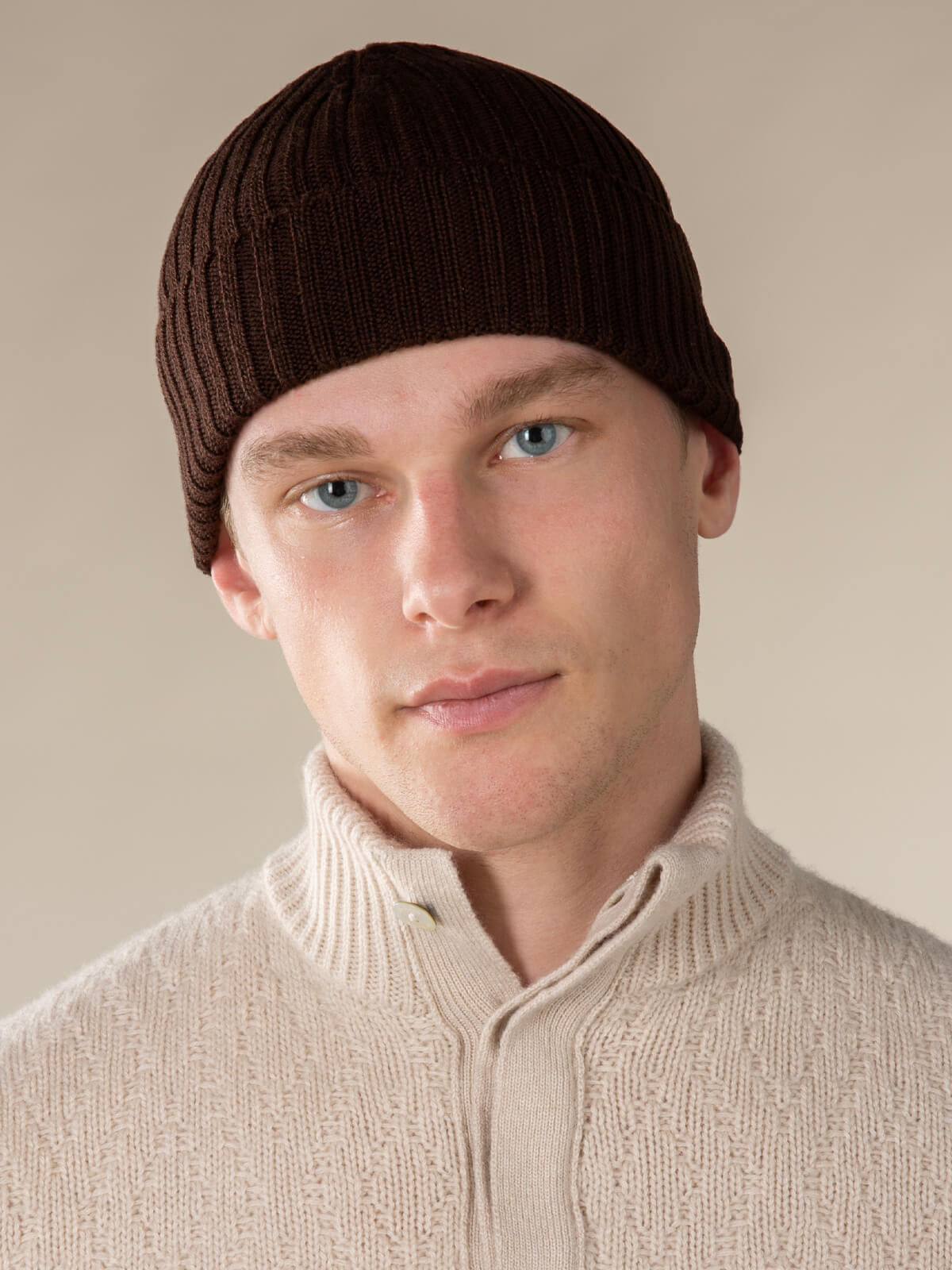 Extrafine Merino Hat Brown