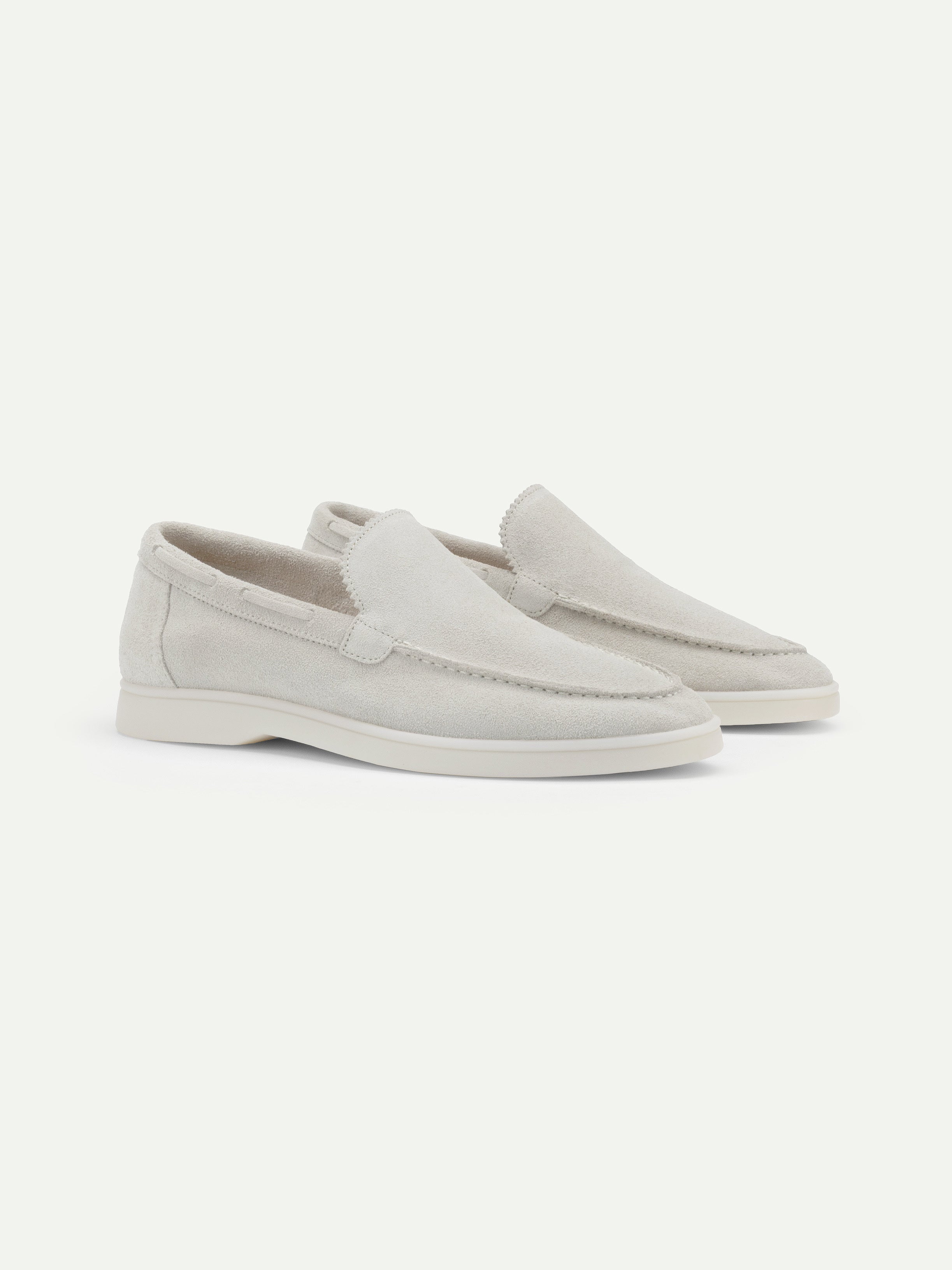 Lady Classic Grey Yacht Loafers
