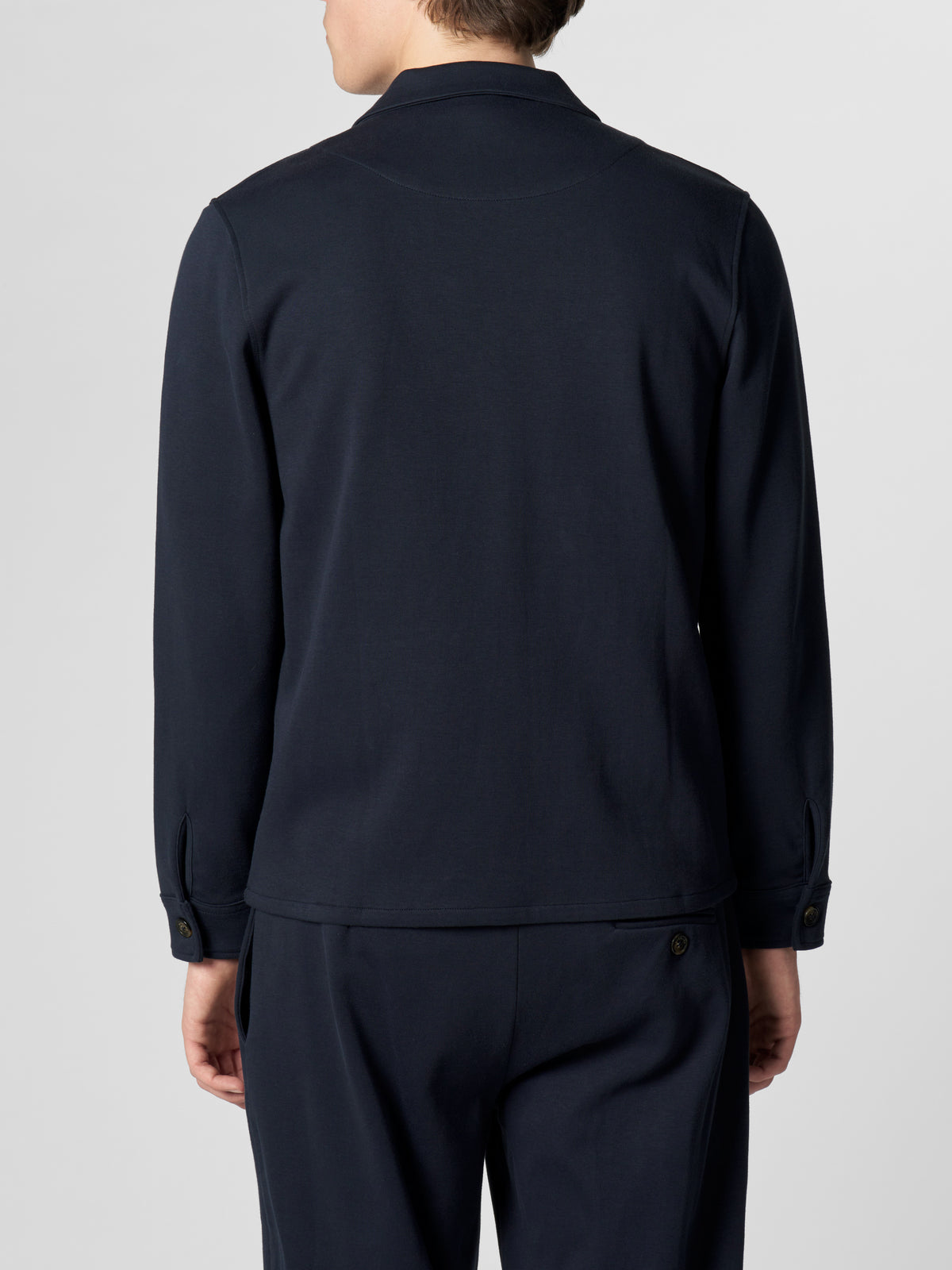 Navy Leisure Overshirt