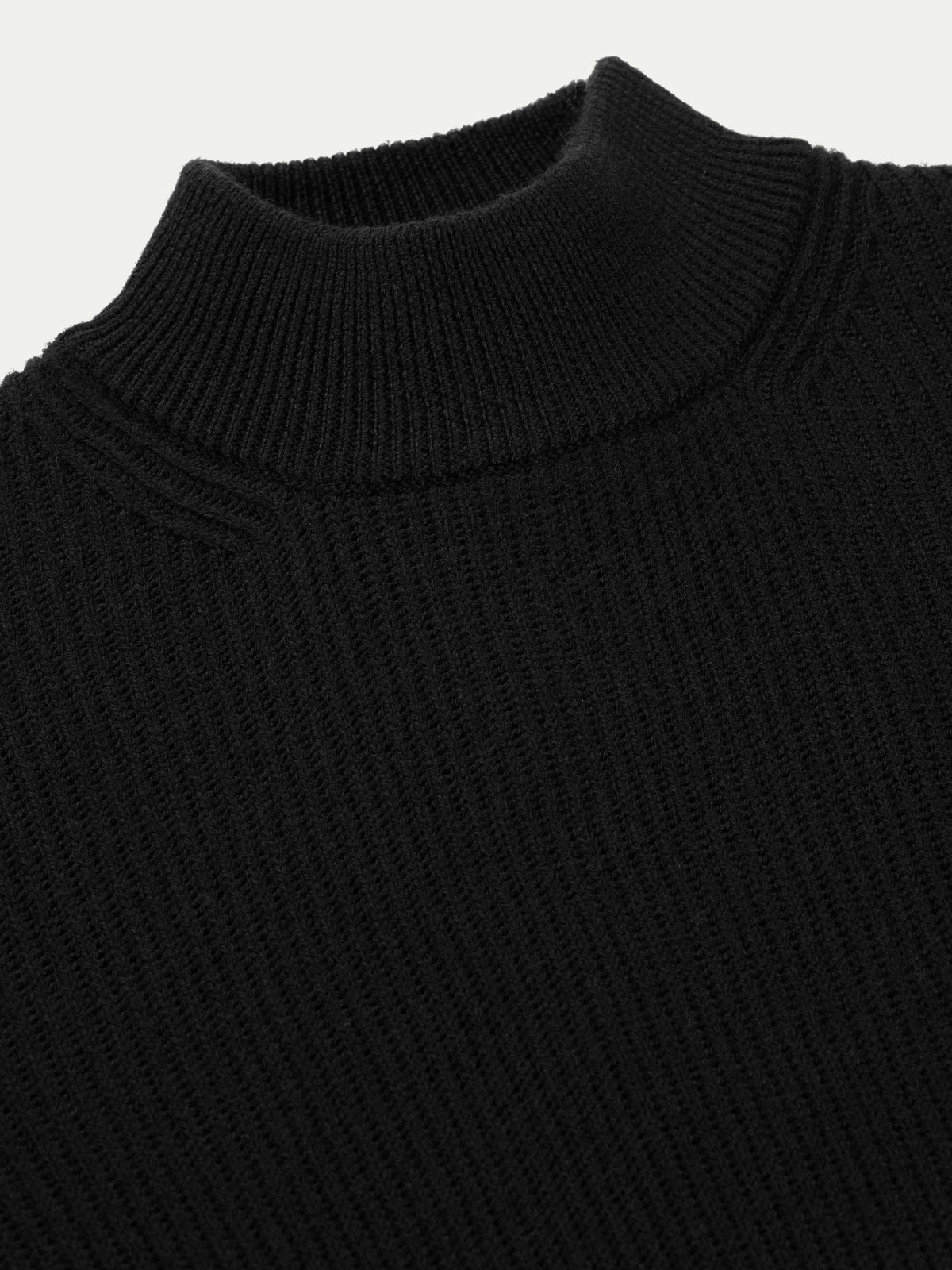 Costa Inglese Mockneck Black