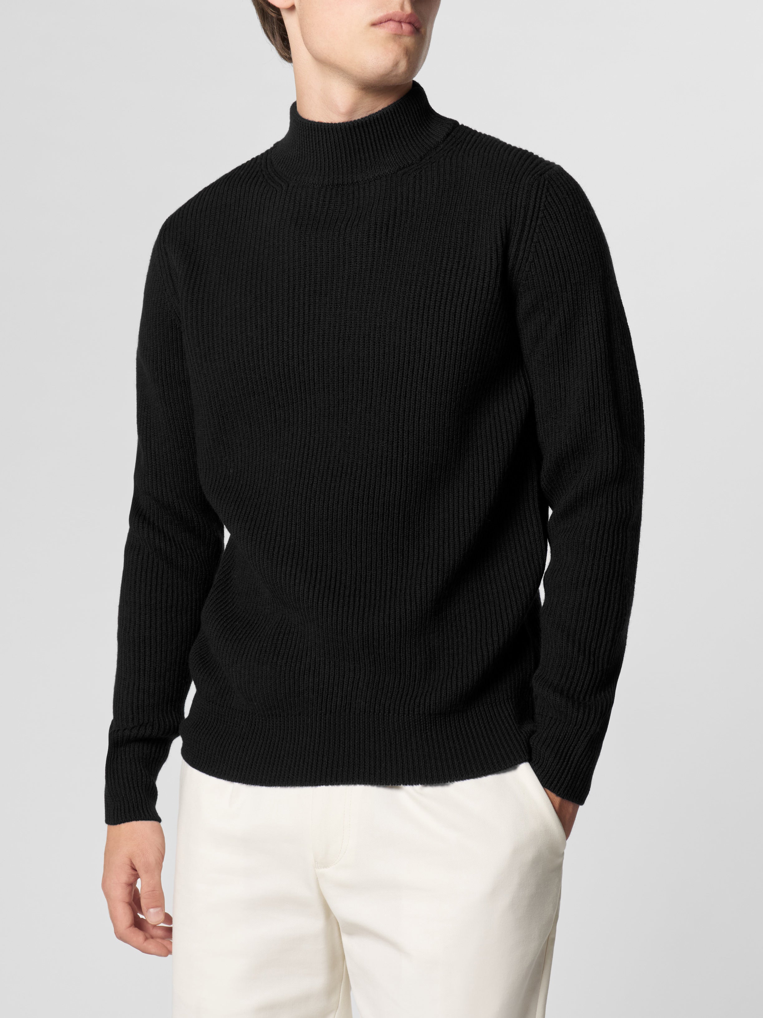 Costa Inglese Mockneck Black