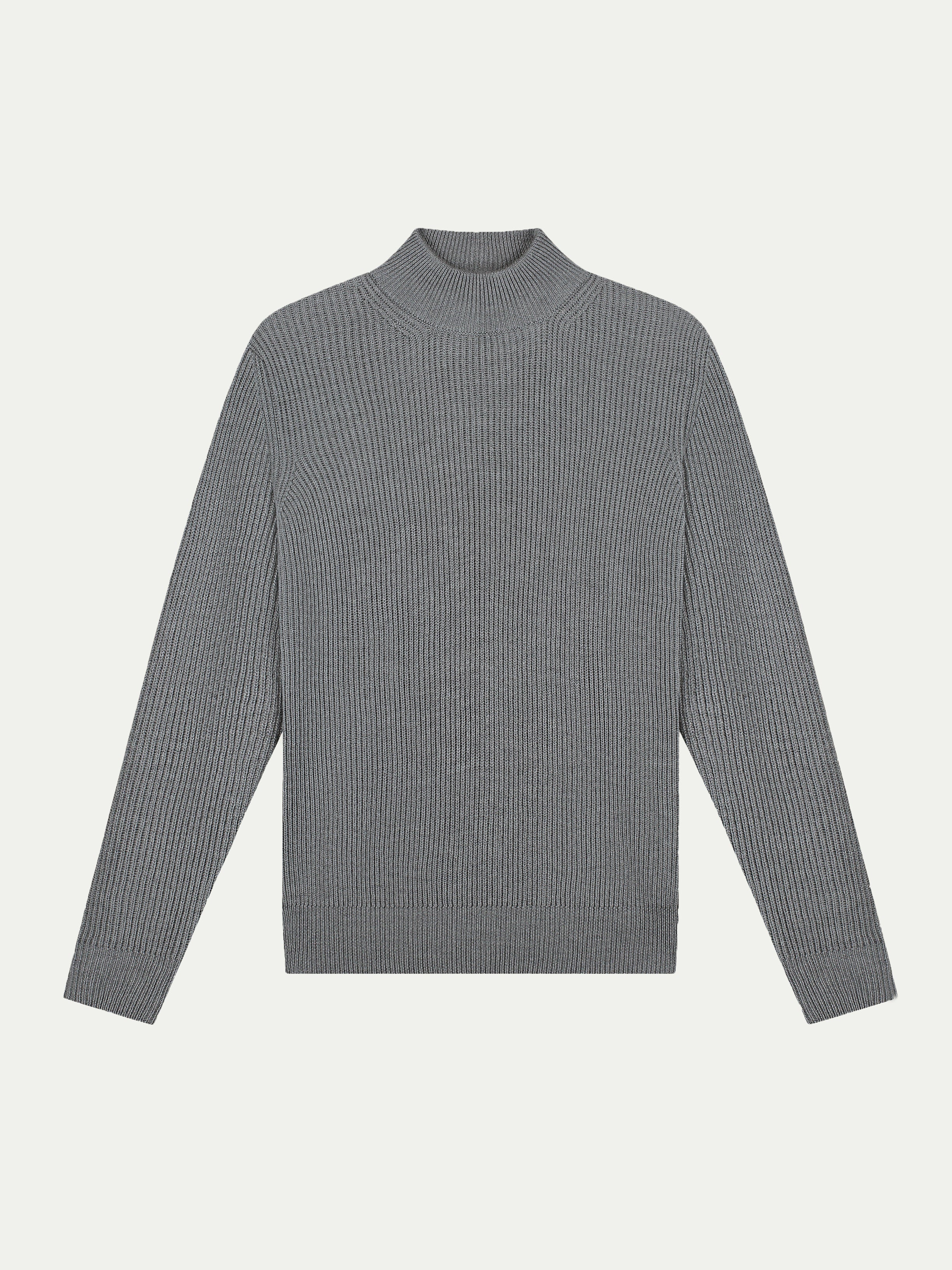 Costa Inglese Mockneck Dark Grey