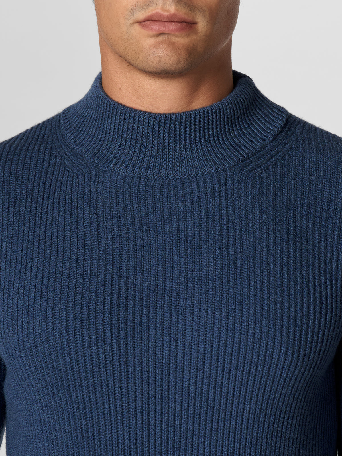 Costa Inglese Mockneck Sargasso Blue