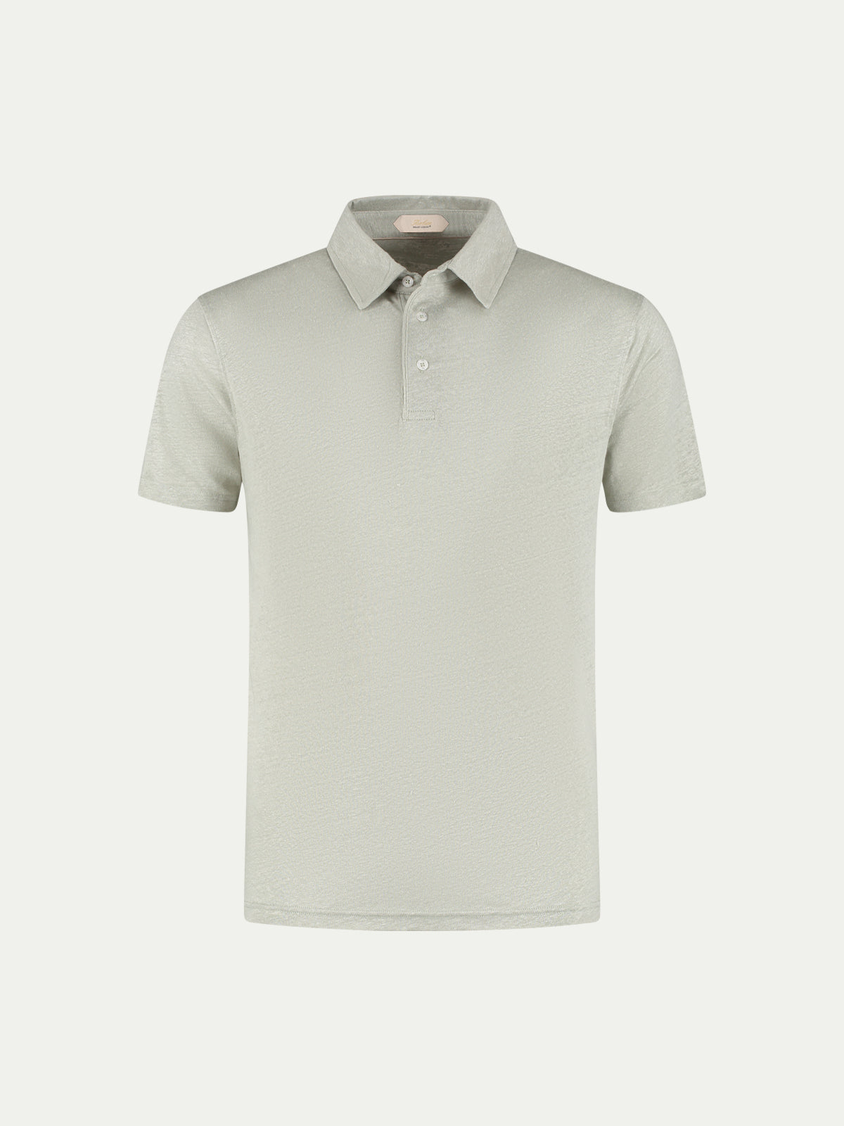 Leisure Green Linen Polo Shirt