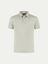 Leisure Green Linen Polo Shirt