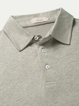 Leisure Green Linen Polo Shirt