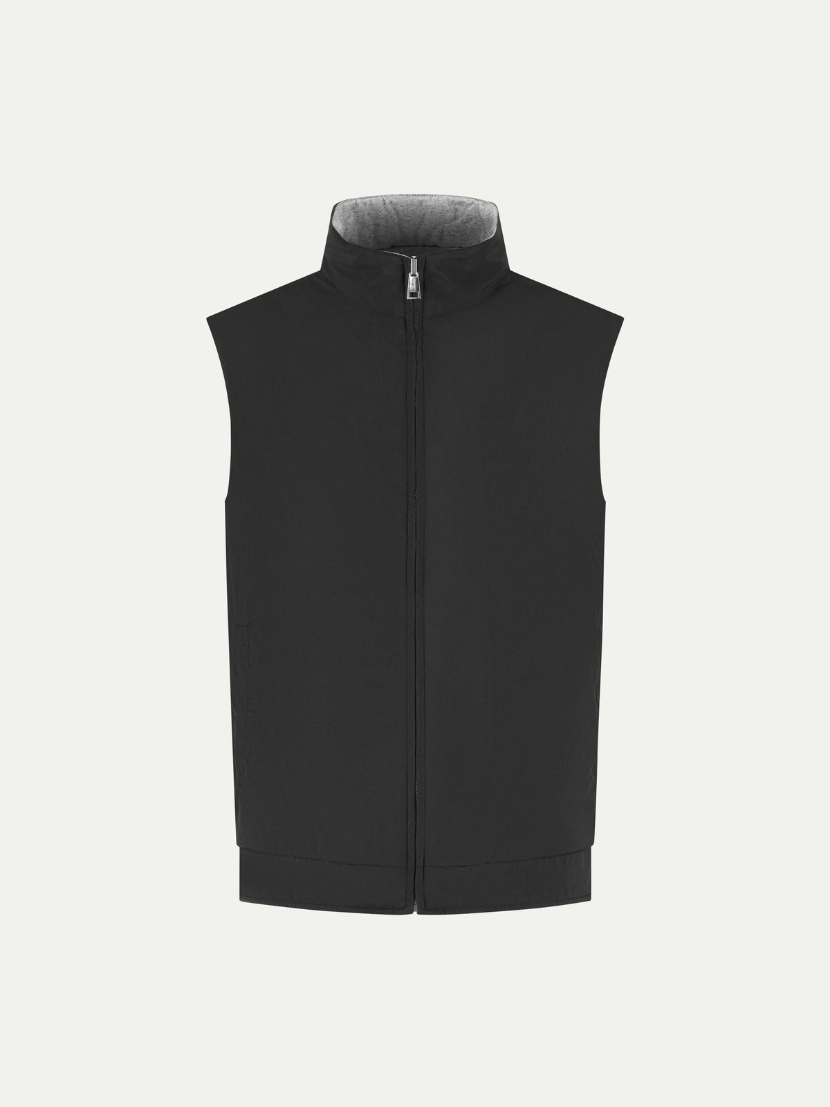 Black Reversible Resort Body Warmer