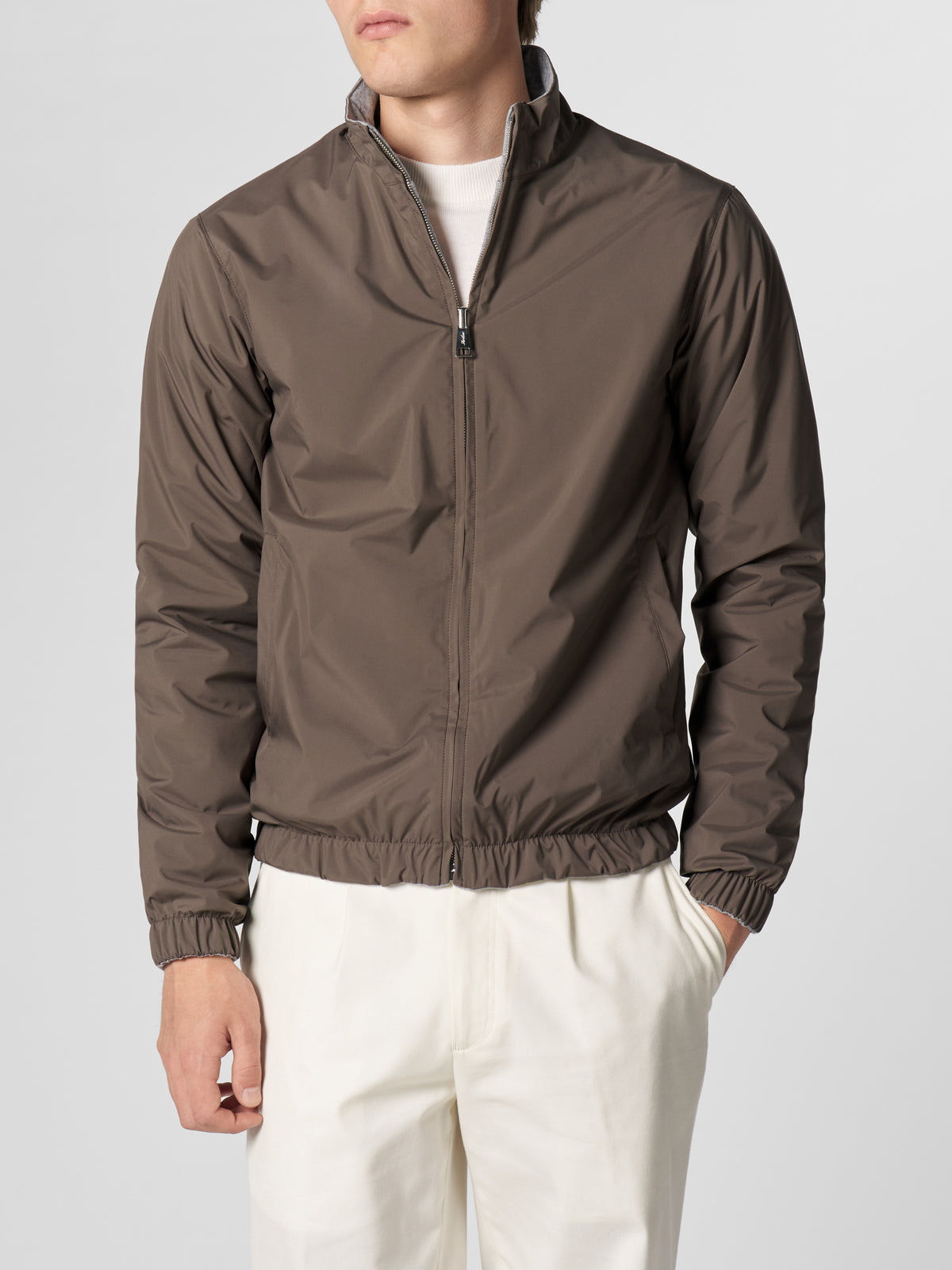 Ash Grey Reversible Resort Jacket