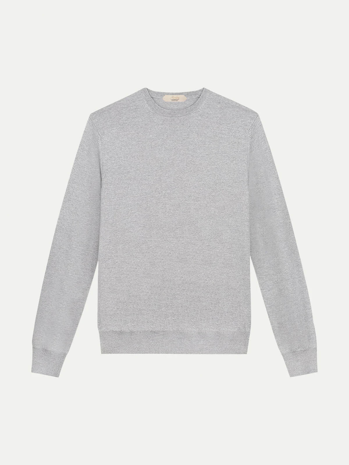 Aurélien | Cashwool Crew Neck Sweater Light Grey