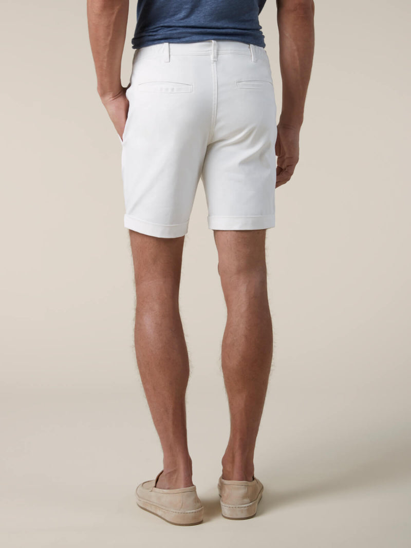 Ivory Cotton Seaside Shorts