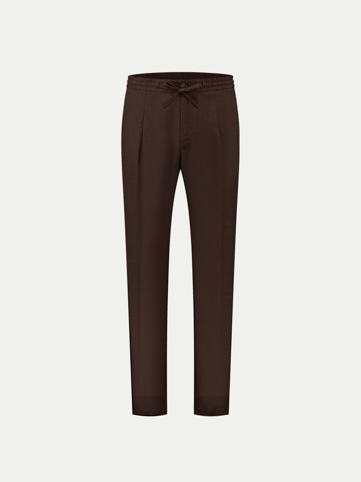 Brown Linen Seaside Trousers