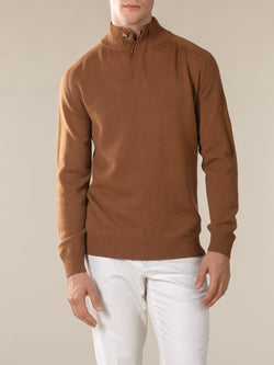 Caramel City Button Sweater
