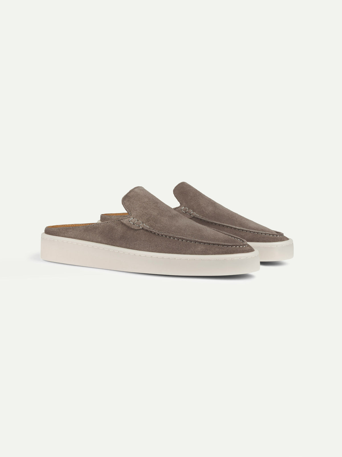 Scully & Scully AX417 Grey Italian Cashmere Men\'s Slippers - Size 11-12 Womens Oslo Convertible Slipper Drizzle Grey Herringbone  main image 3