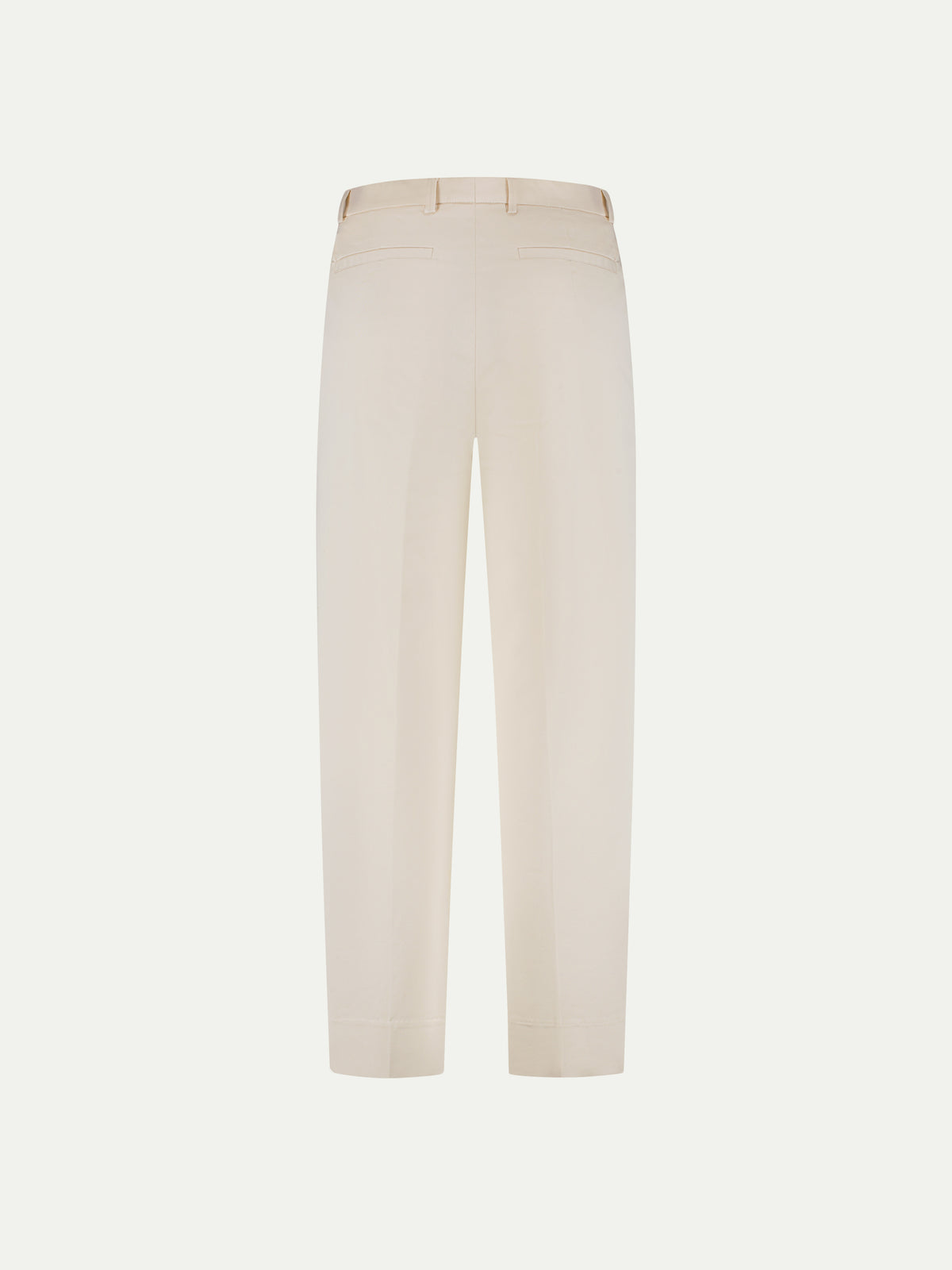 Light Beige Pleated Metropolitan Trousers