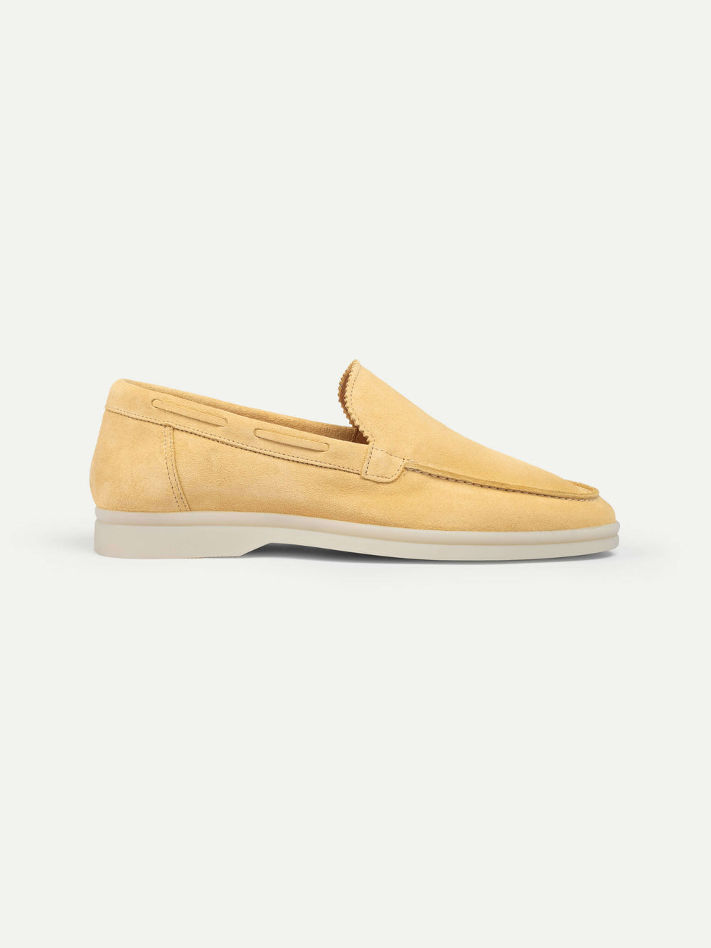 LP LOAFERS 25S IN AMBER YELLOW SUEDE main image 1