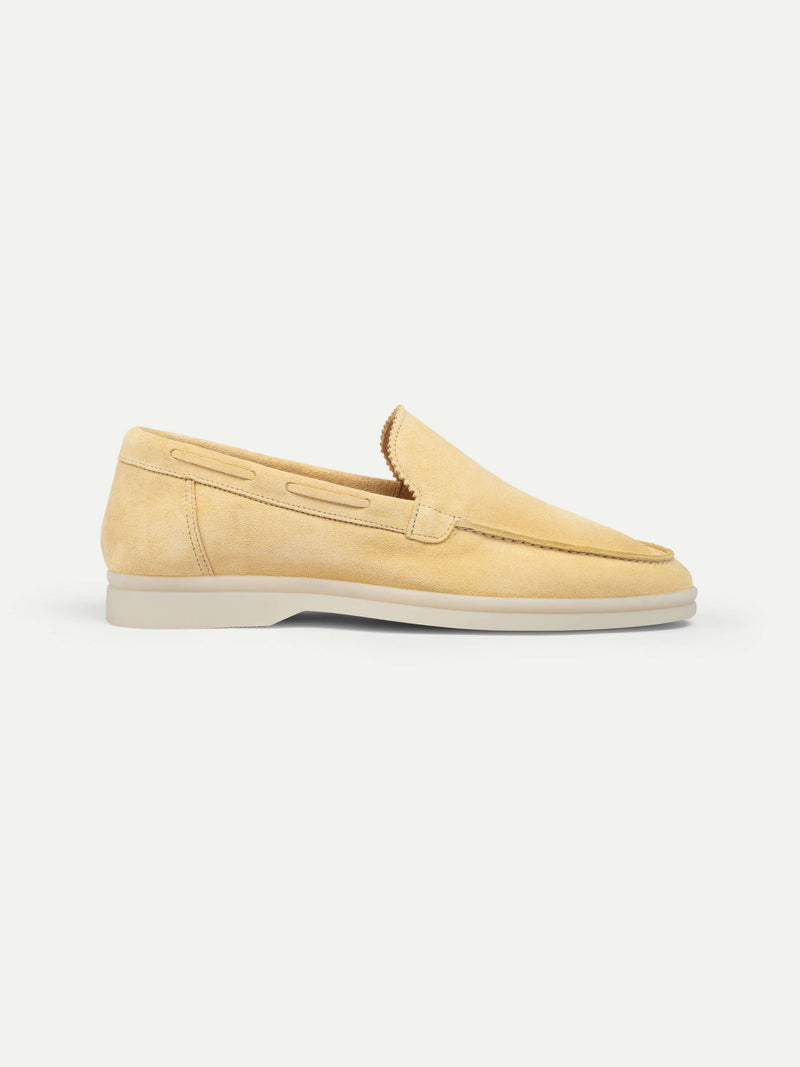 Lady Light Yellow Yacht Loafers