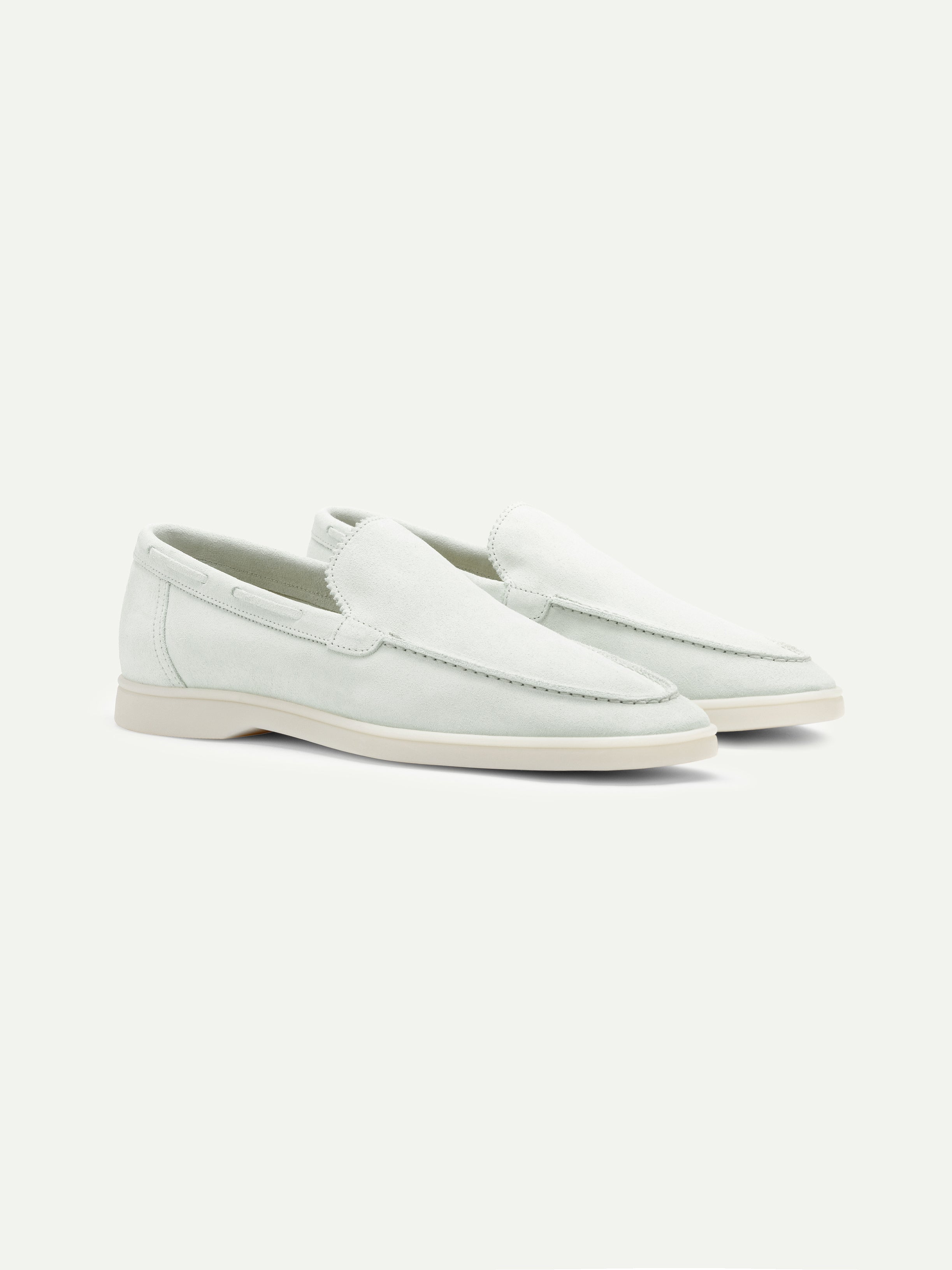 Aurélien | Light Aqua Suede Yacht Loafer