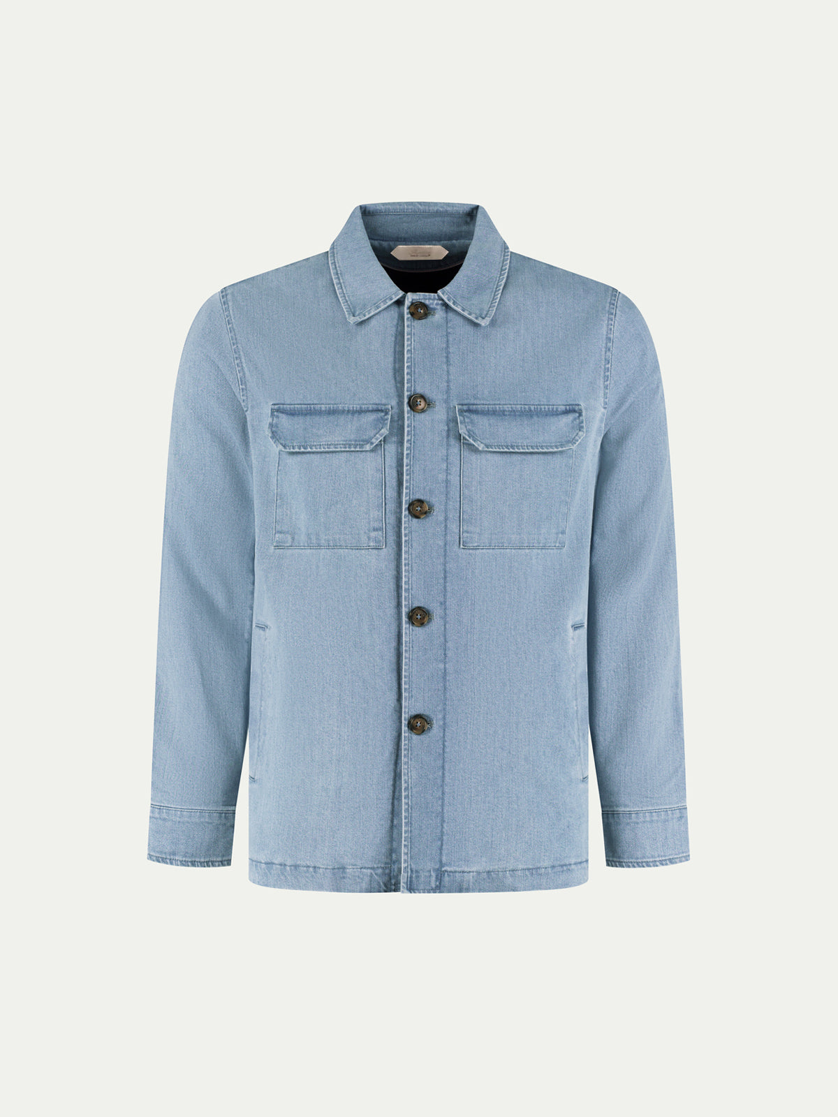 Mid Blue Denim Overshirt