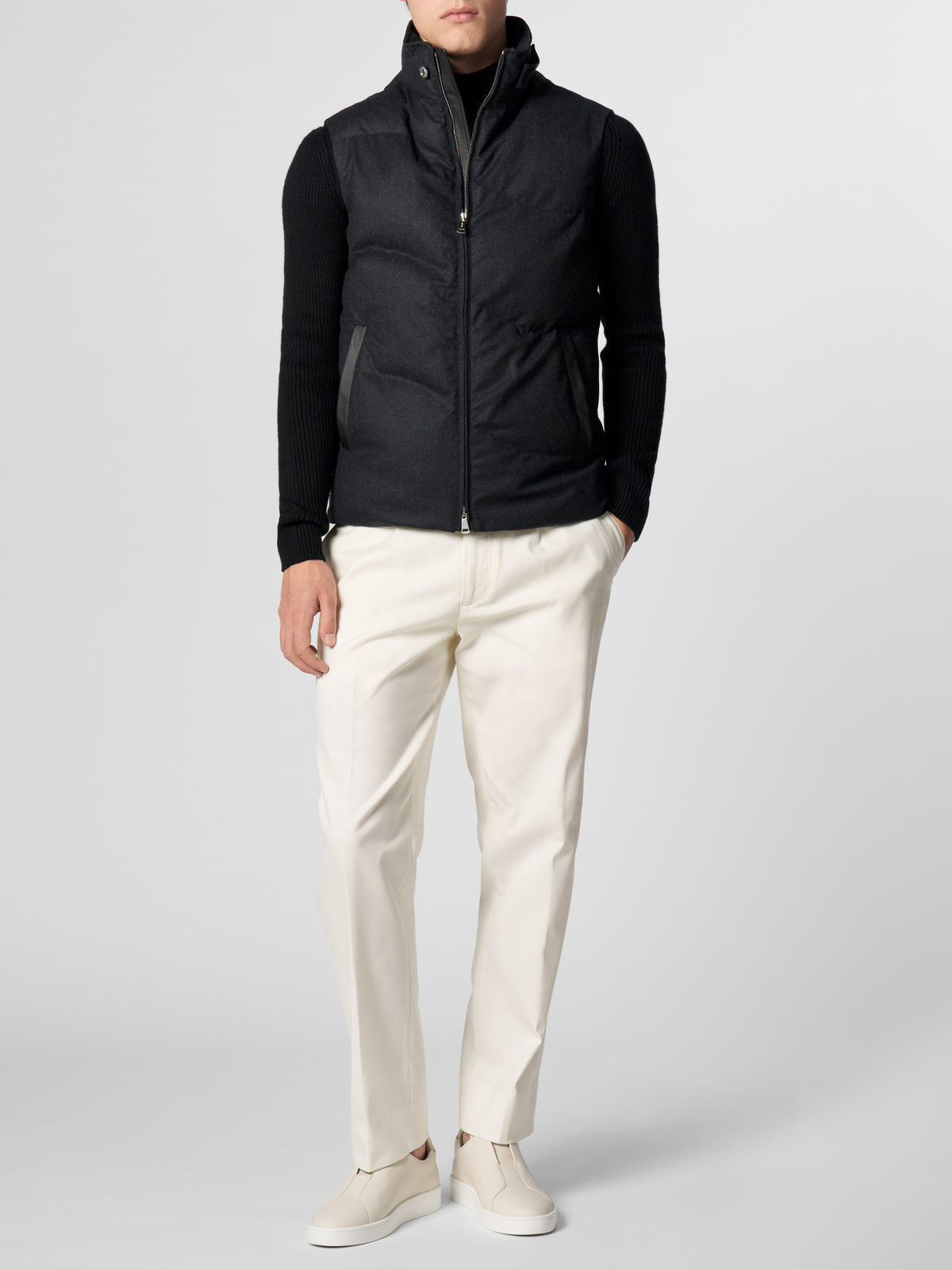 Charcoal Wave Bodywarmer