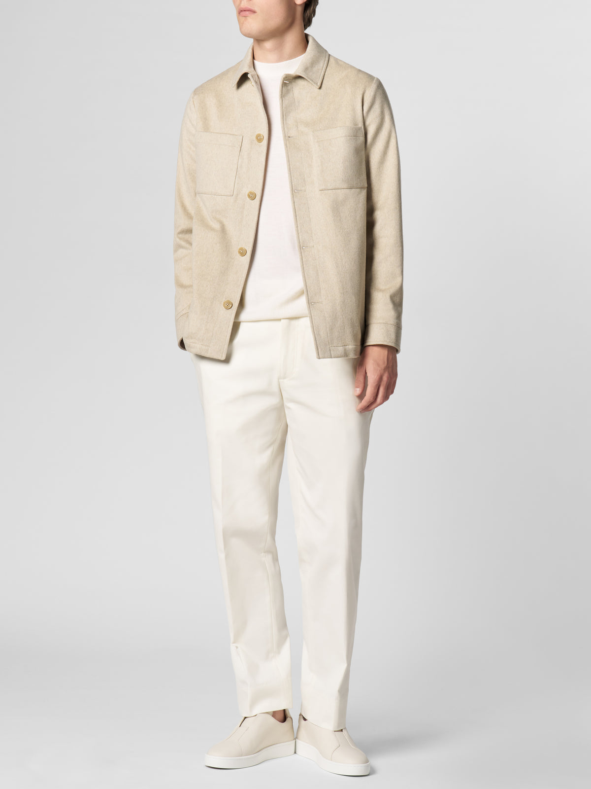 Light Beige Overshirt