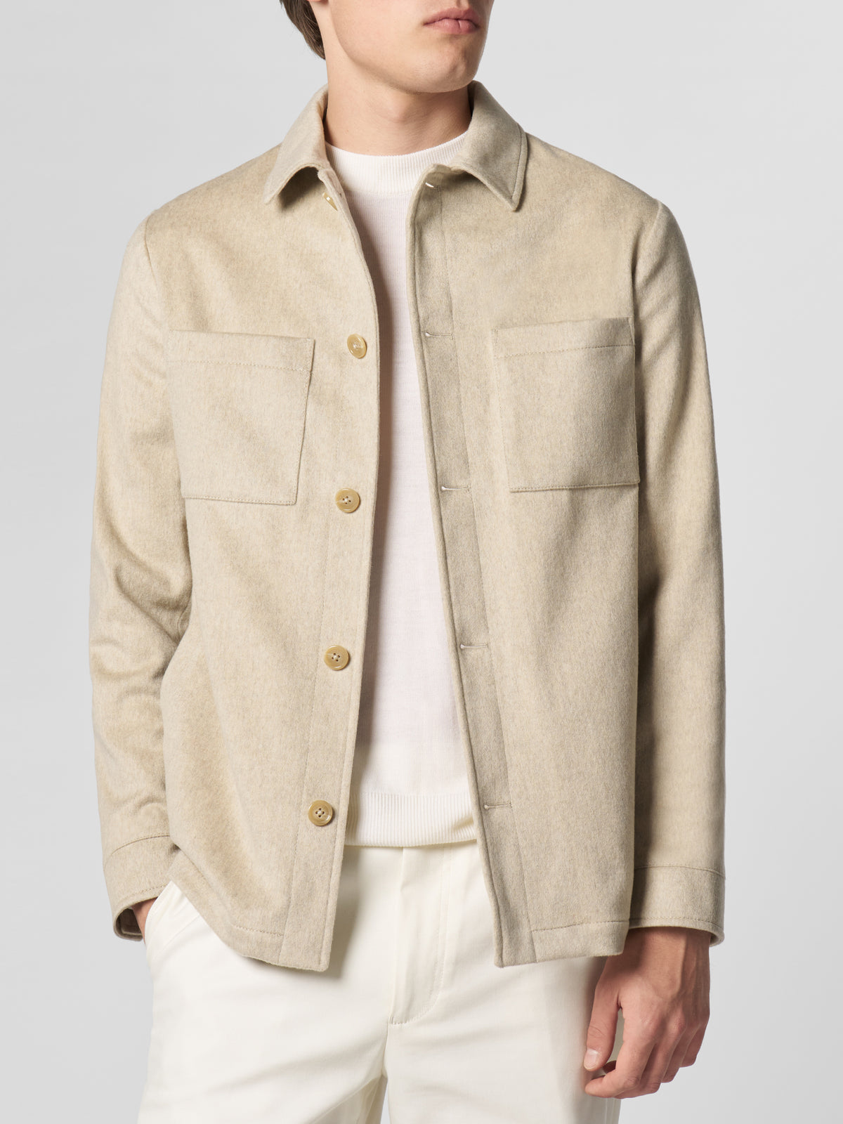 Light Beige Overshirt