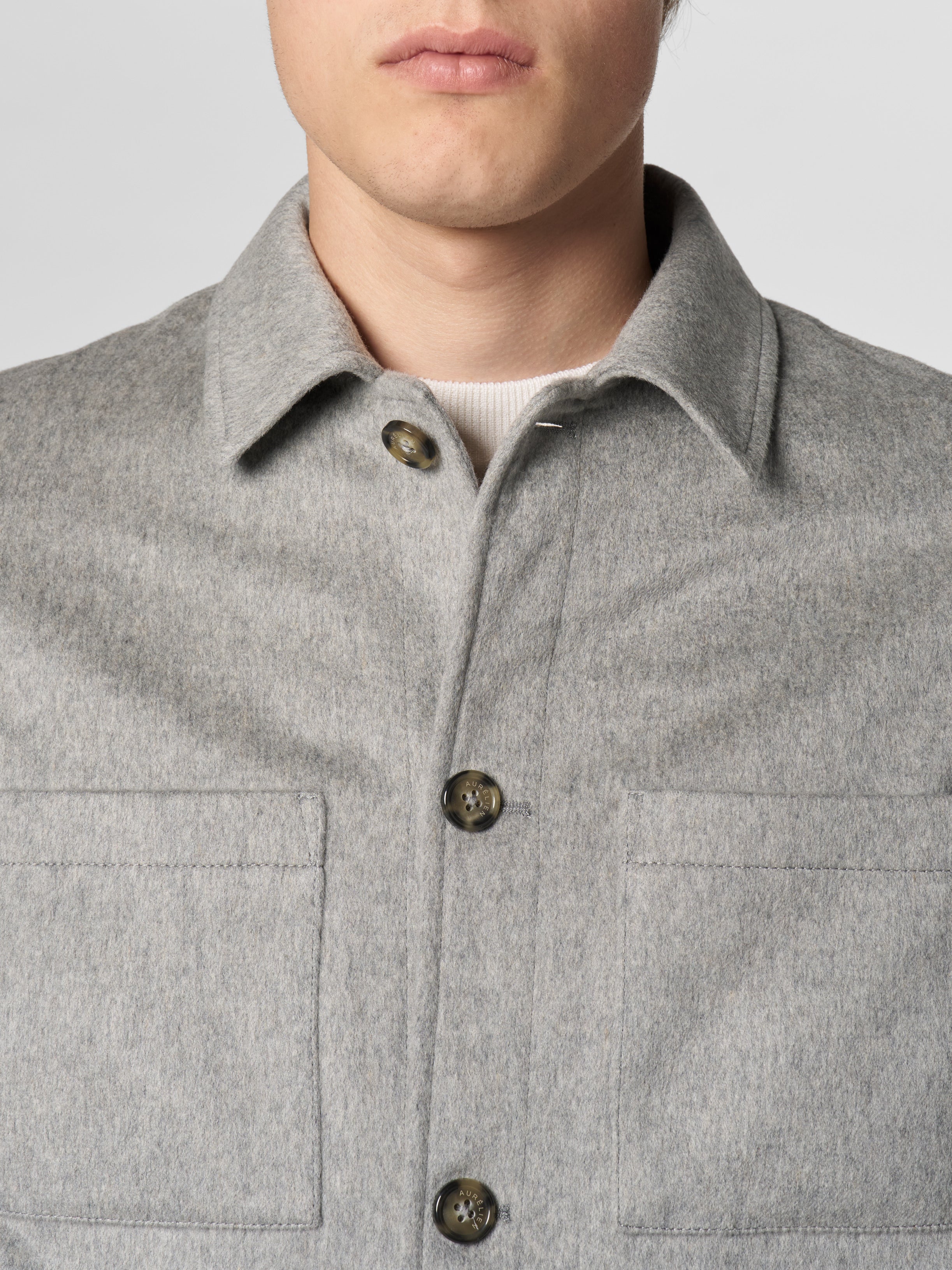 Light Grey Overshirt