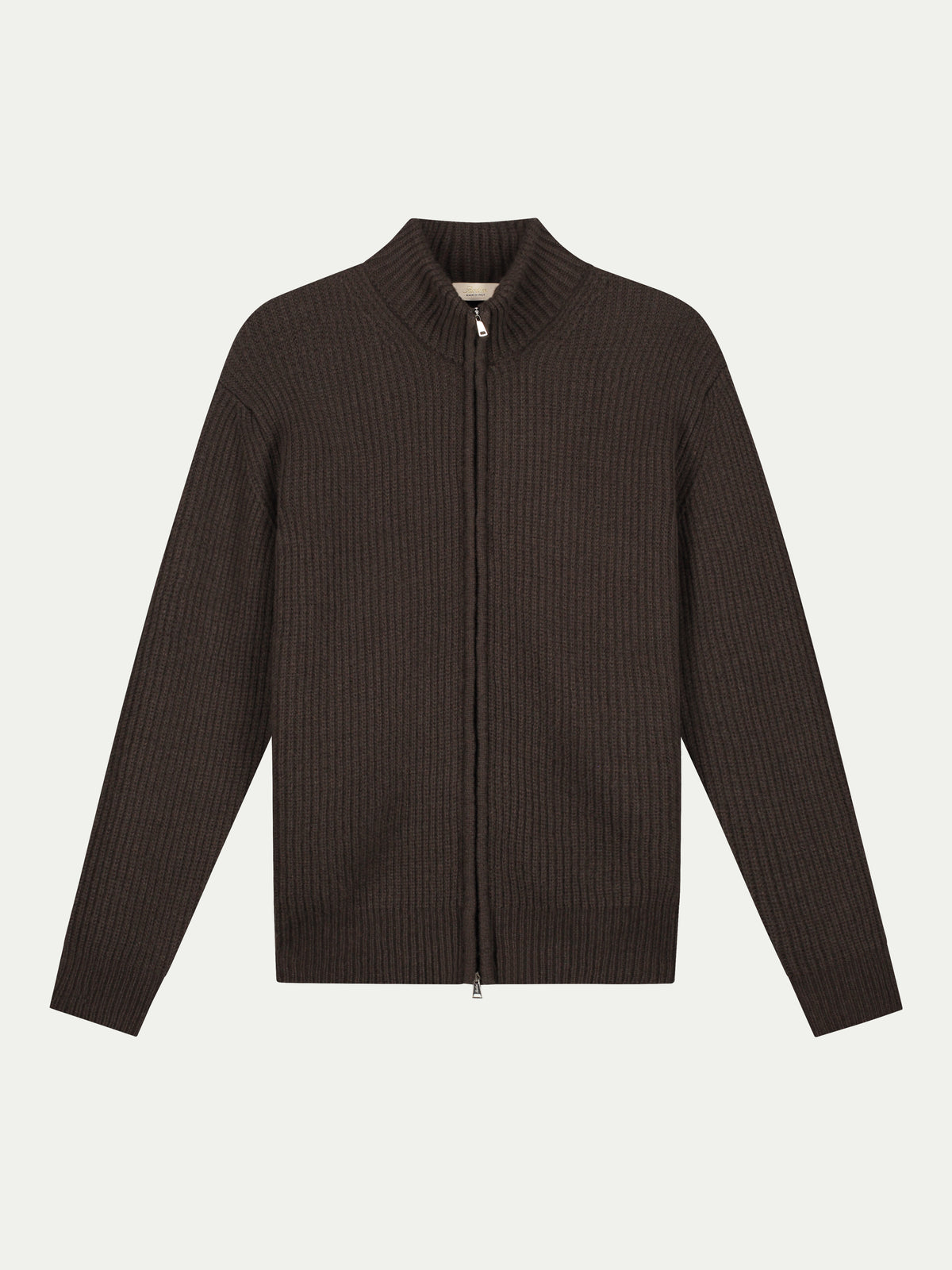 Brown Alpine Ribbed Vest