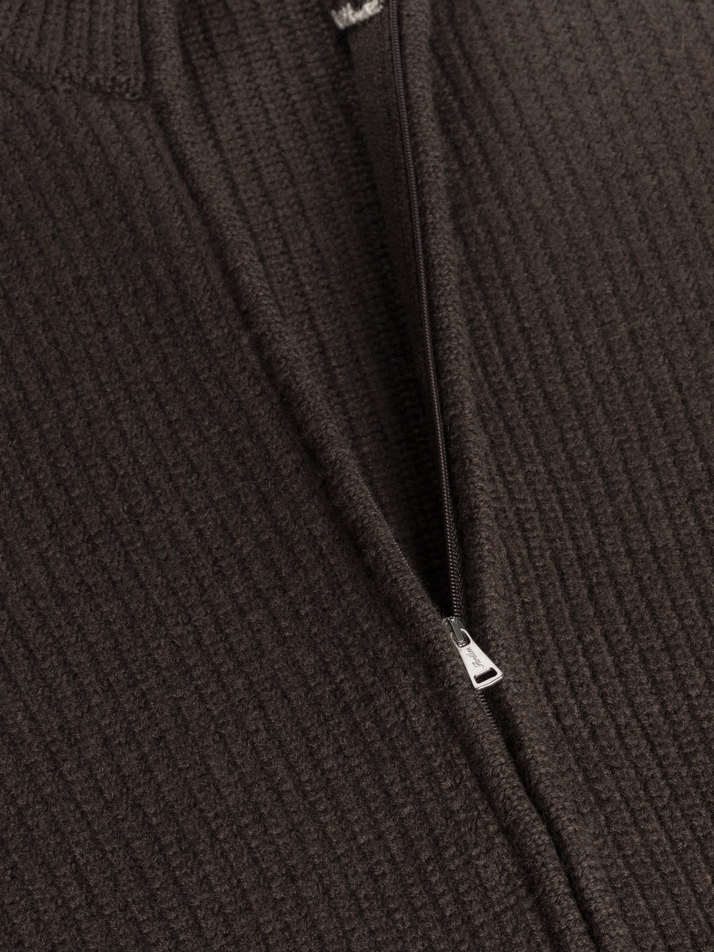 Brown Alpine Ribbed Vest