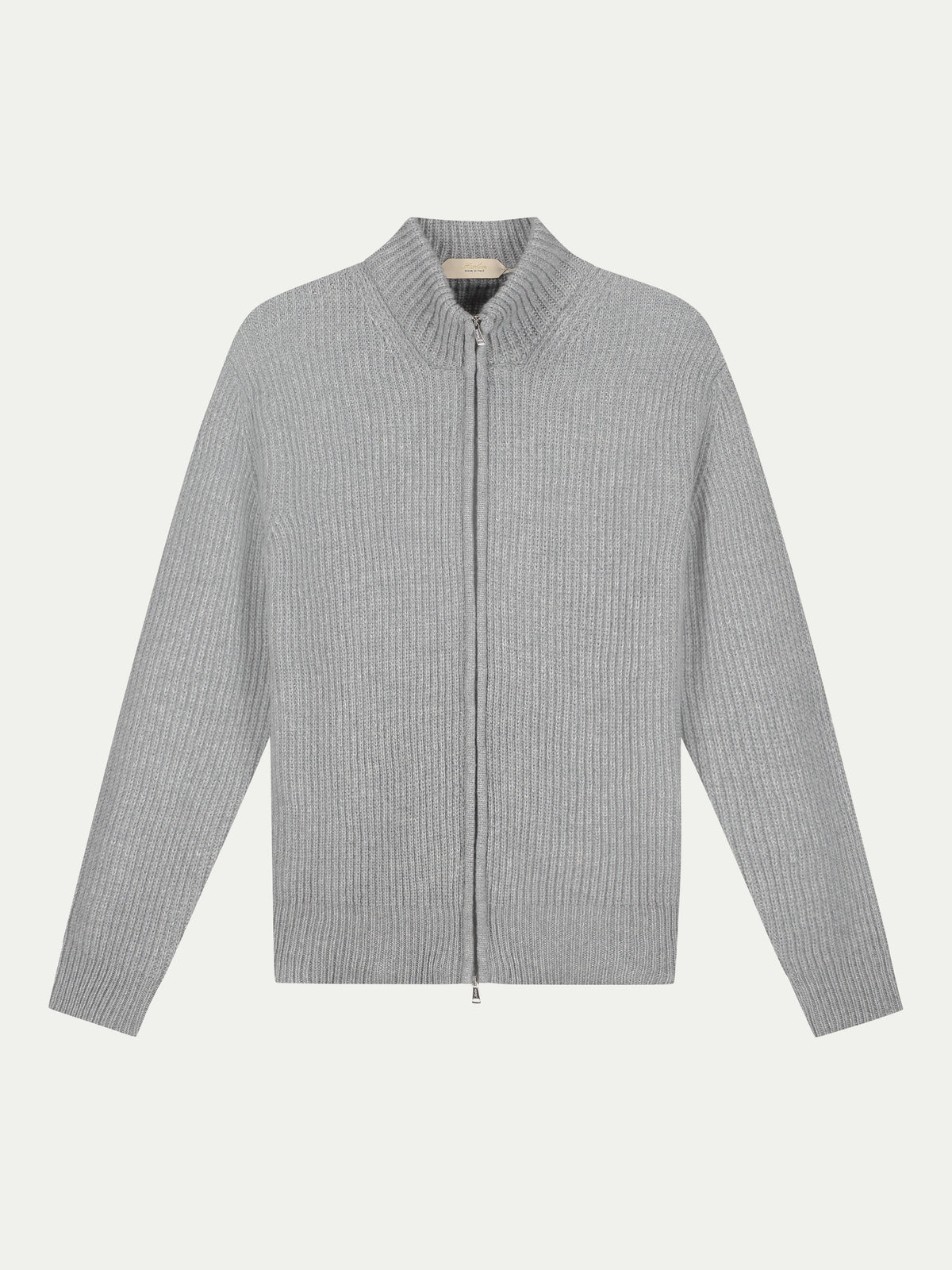 Mid Grey Alpine Ribbed Vest