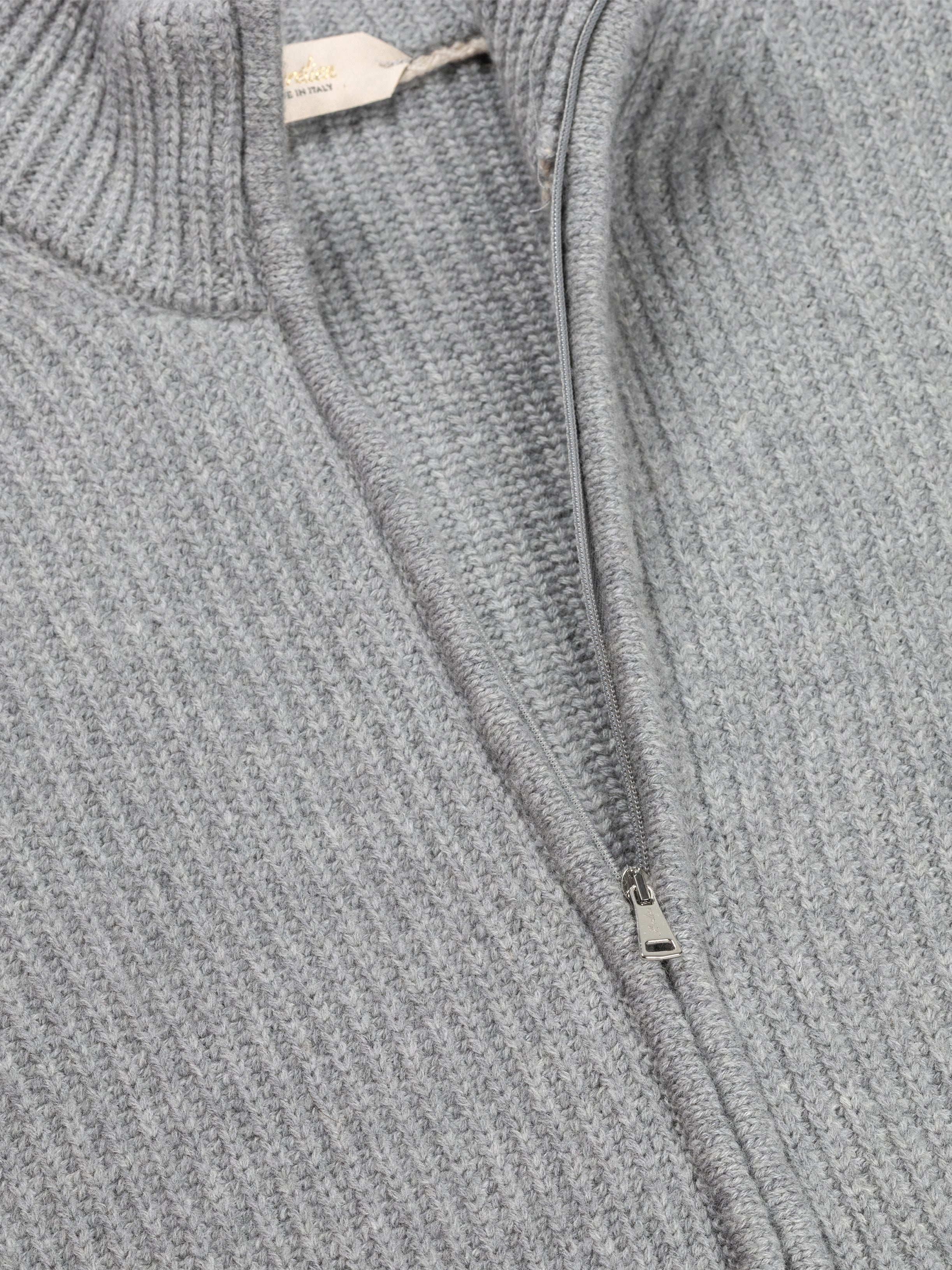Mid Grey Alpine Ribbed Vest